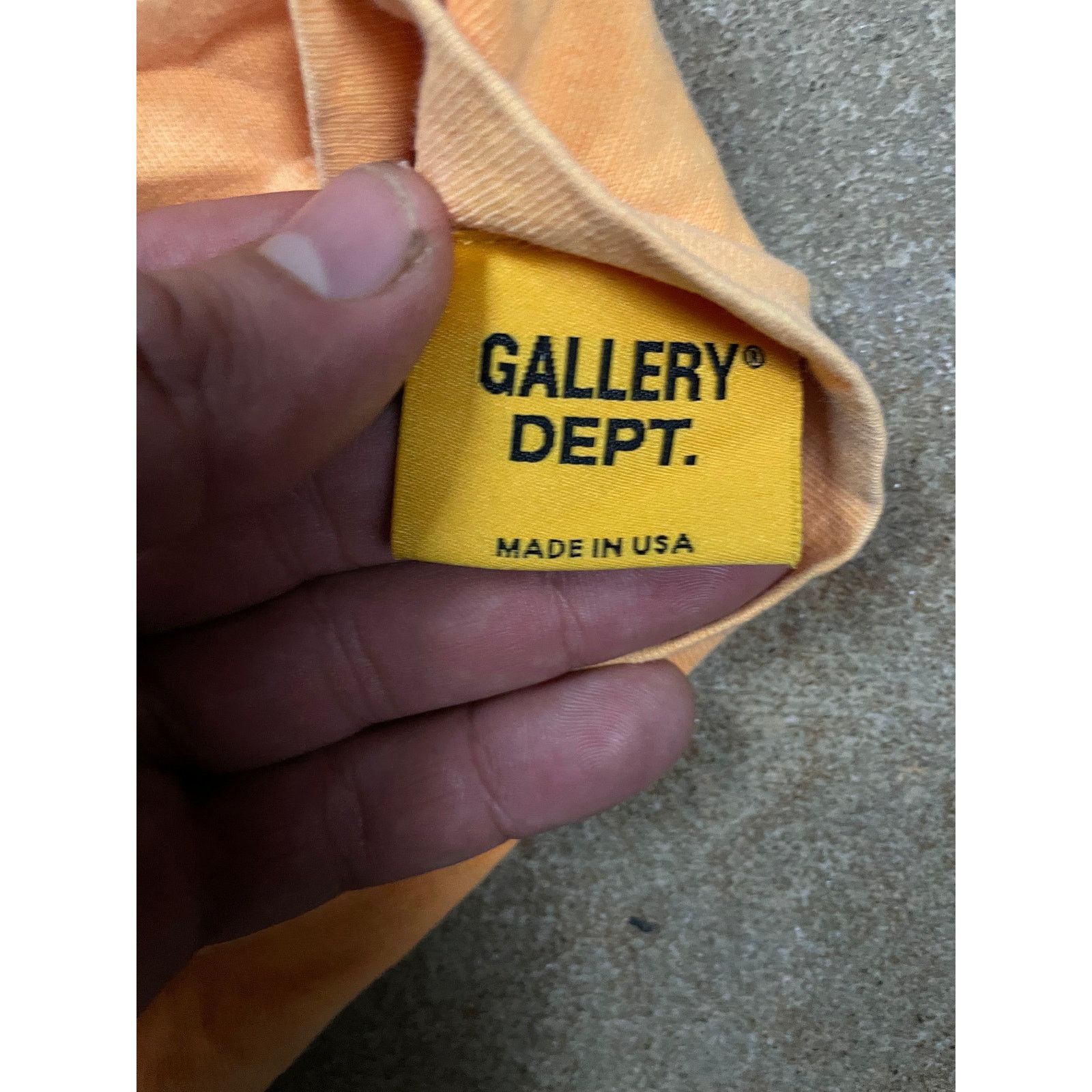 Gallery Dept. Gallery Dept Tee Orange Black Used Medium Size US M / EU 48-50 / 2 - 4 Thumbnail