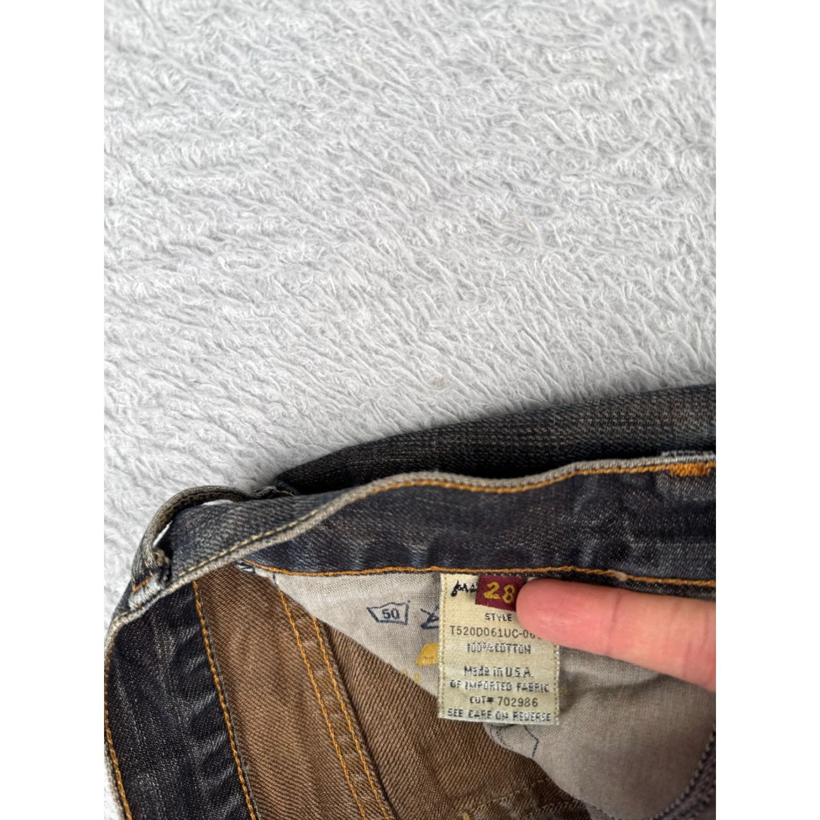 7 For All Mankind 7 For All Mankind Jeans Womens Bootcut Jeans Blue Denim 28x30 28 Waist 30 Inseam Medium Wash Regular Rise 8.5-10.5 In Stretch Comfort 5-Pocket Design Size 28" / US 6 / IT 42 - 7 Thumbnail