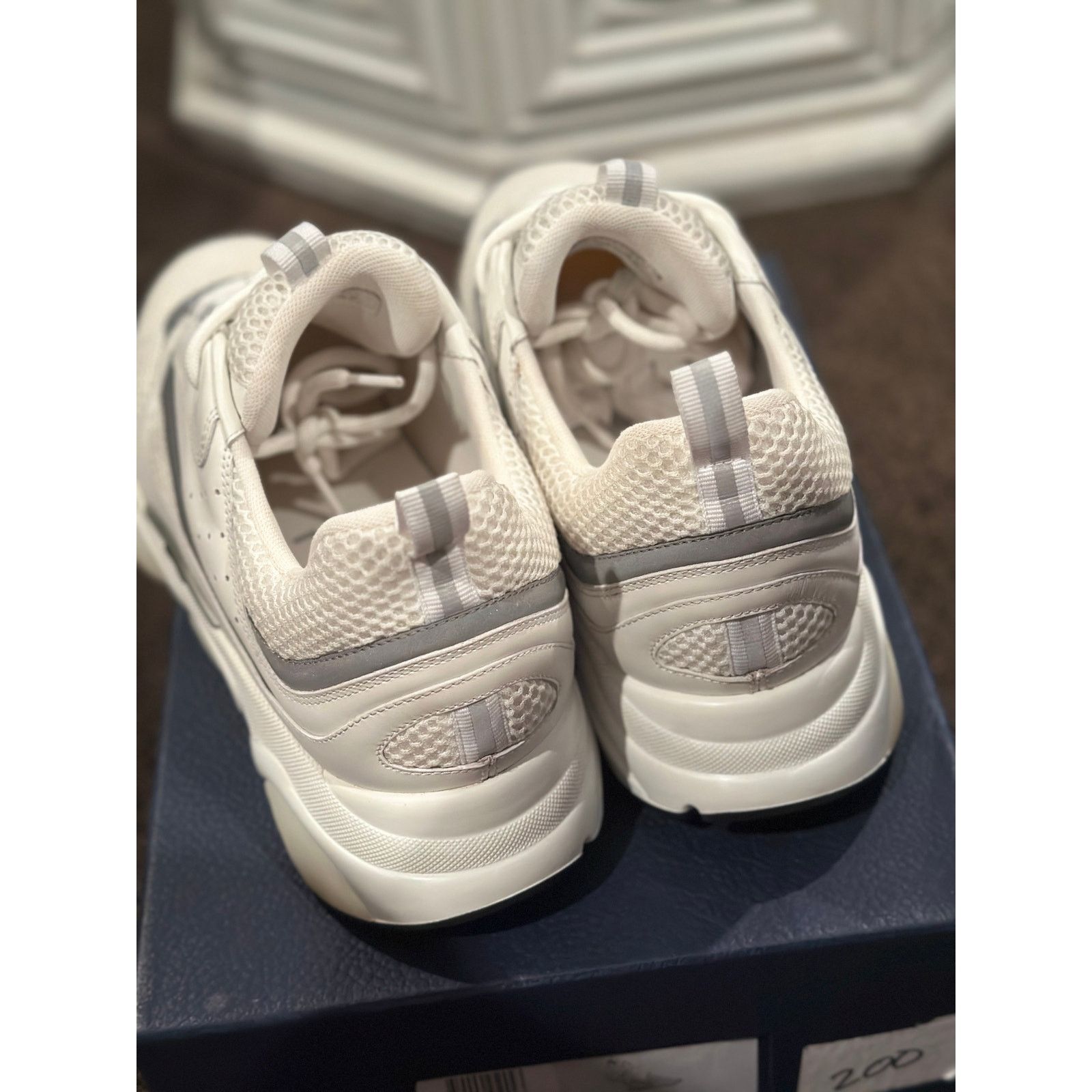 Dior Size 14 - Dior B22 White Sneakers Size US 14 / EU 47 - 6 Thumbnail