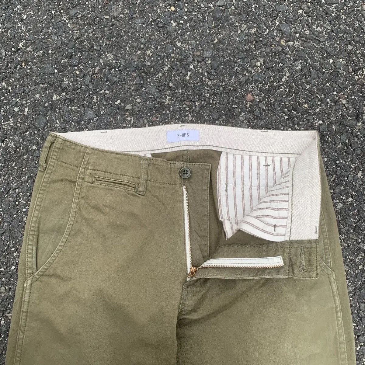Japanese Brand Ships Japan Trousers Blank Chino Pants Made In Japan Size US 29 - 5 Thumbnail