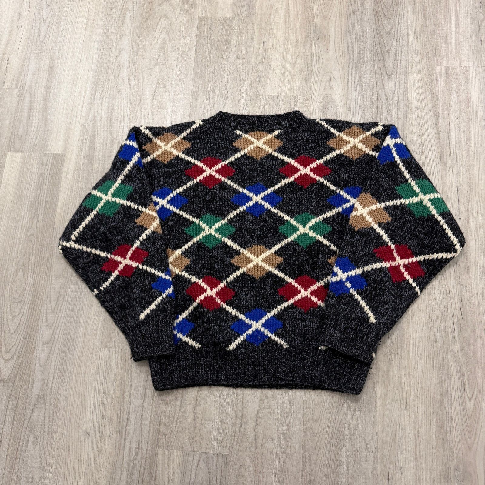 Vintage Vintage Bill Ditfort Sweater Men's Large Argyle Crewneck Size US L / EU 52-54 / 3 - 8 Thumbnail