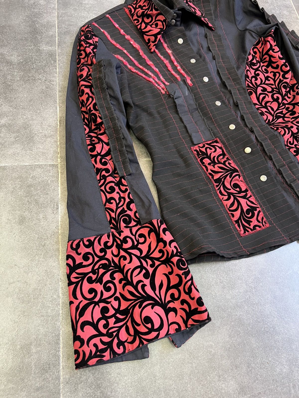 Jean Paul Gaultier Vintage Jean Paul Gaultier Save The Queen blazer Size L / US 10 / IT 46 - 5 Thumbnail