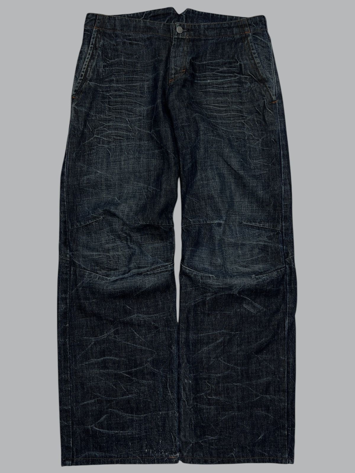 Walter Van Beirendonck Archive 90’s Walter Van Beirendonck Stone Wash Baggy Jeans Size US 31 - 1 Thumbnail