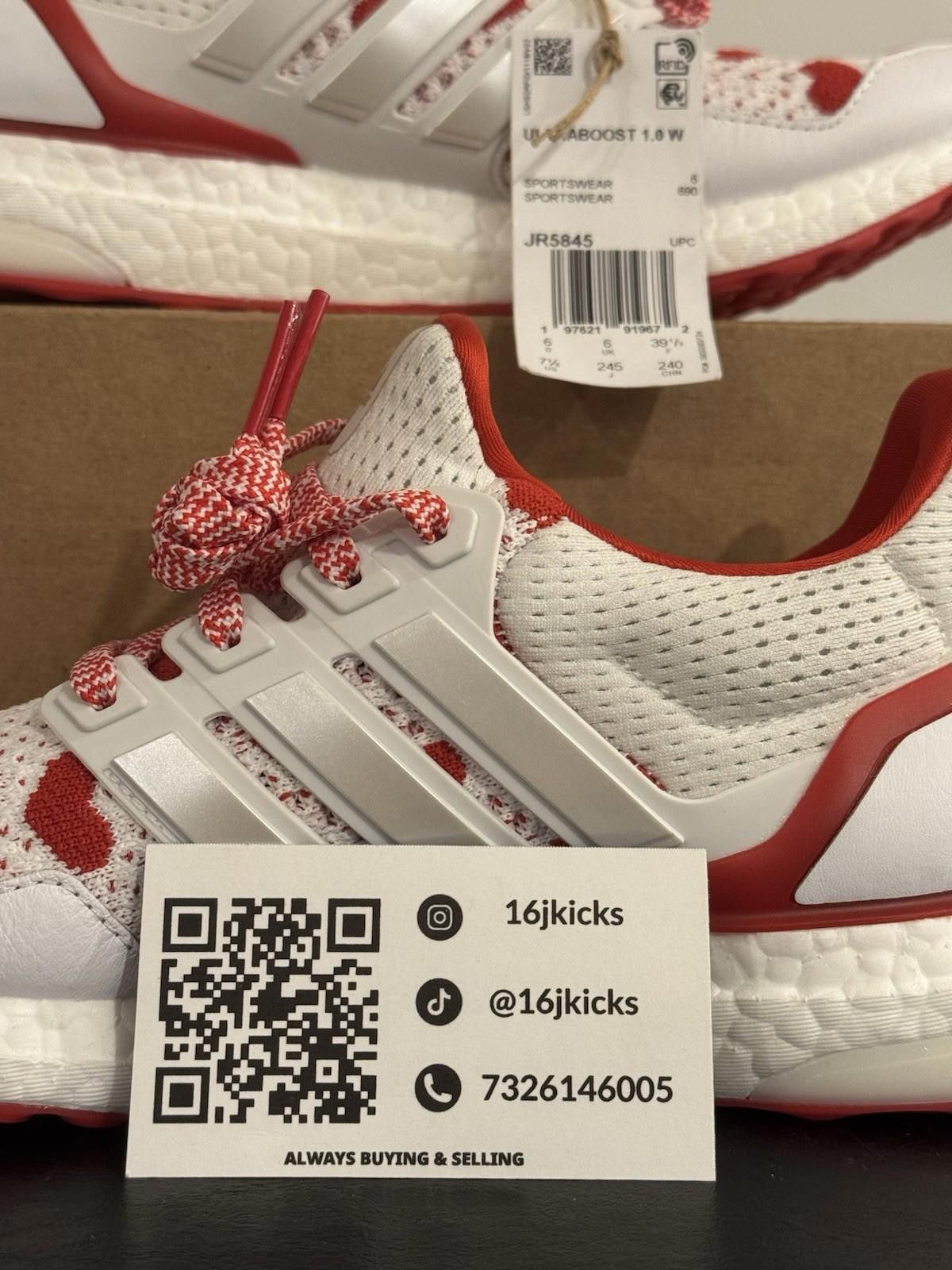 Adidas Size 7.5 - Adidas UltraBoost 1.0 Valentine's Day 2025 W Size US 7.5 / IT 37.5 - 2 Thumbnail