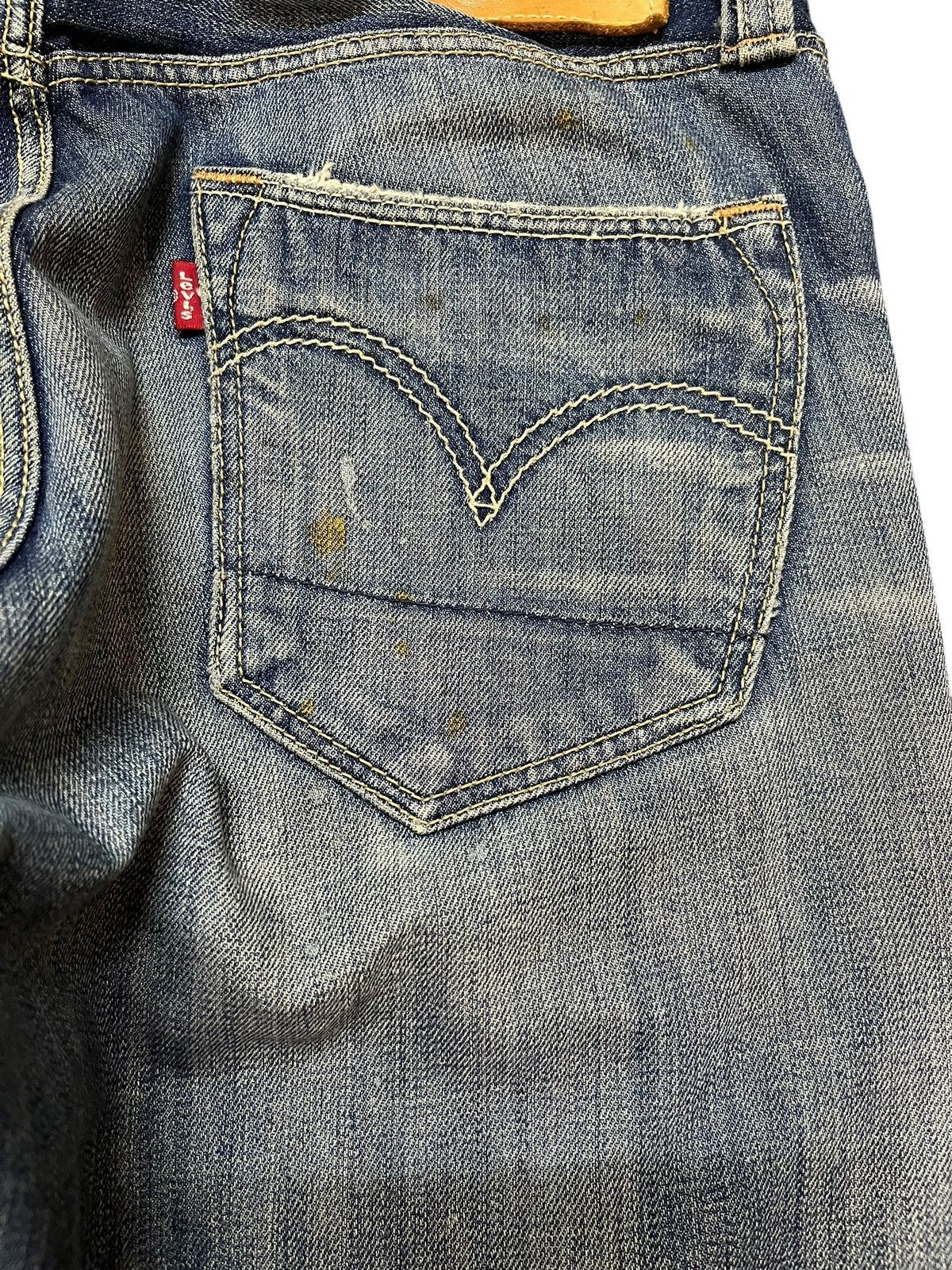 Levi's Vintage Levi’s 505 Slim Straight Ripped Distressed Denim Size US 31 - 7 Thumbnail