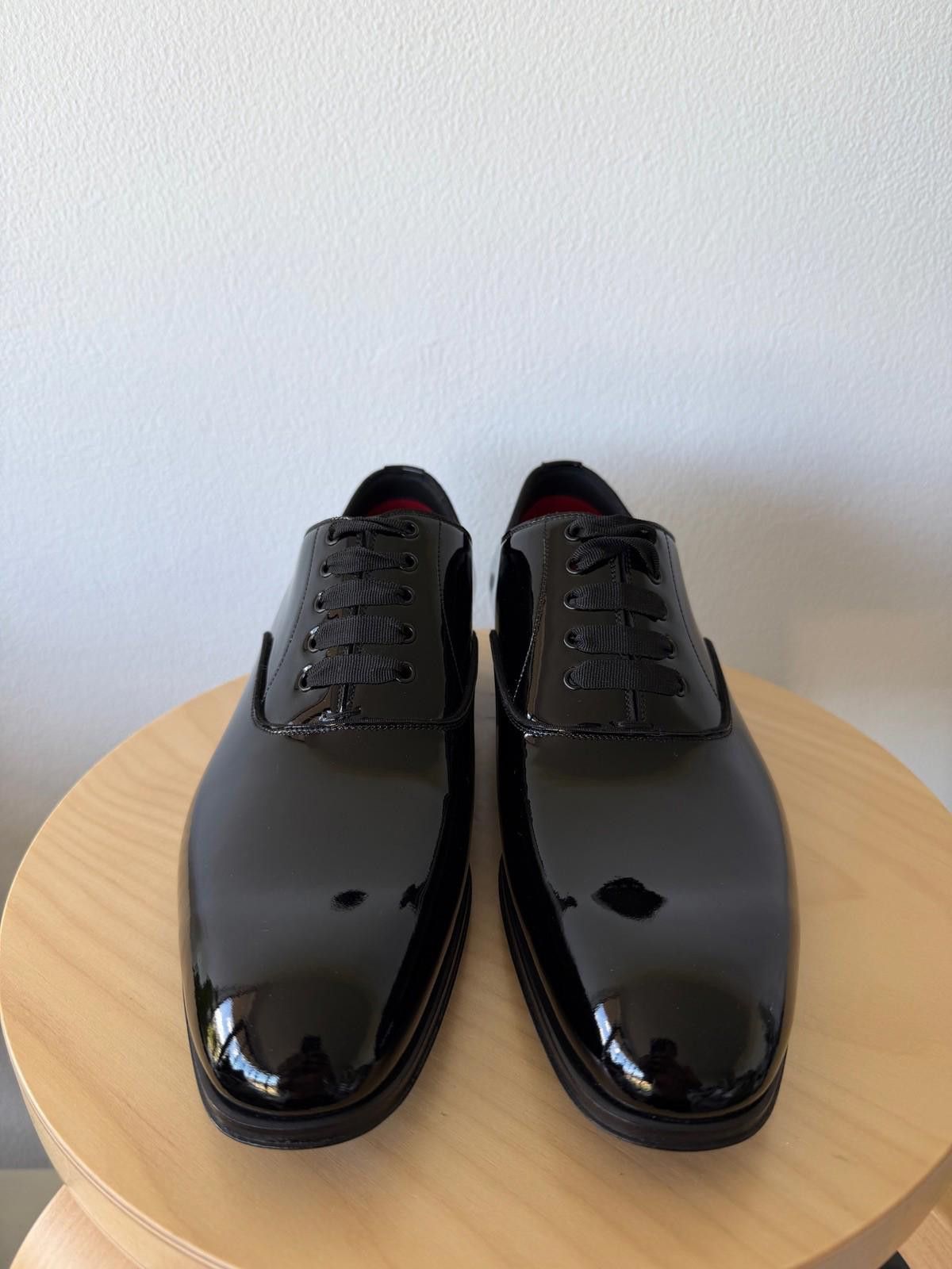Tom Ford new Tom Ford mens patent leather edgar lace up shoes black 9 Size US 10 / EU 43 - 3 Thumbnail