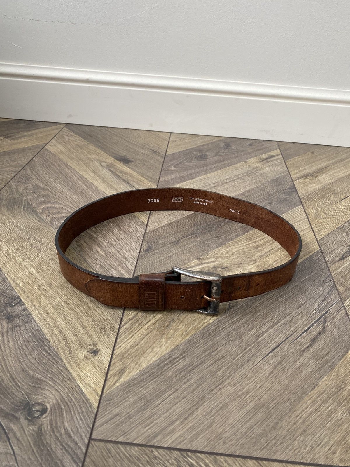 Levi's Vintage Levi’s Leather Belt Size ONE SIZE - 4 Thumbnail