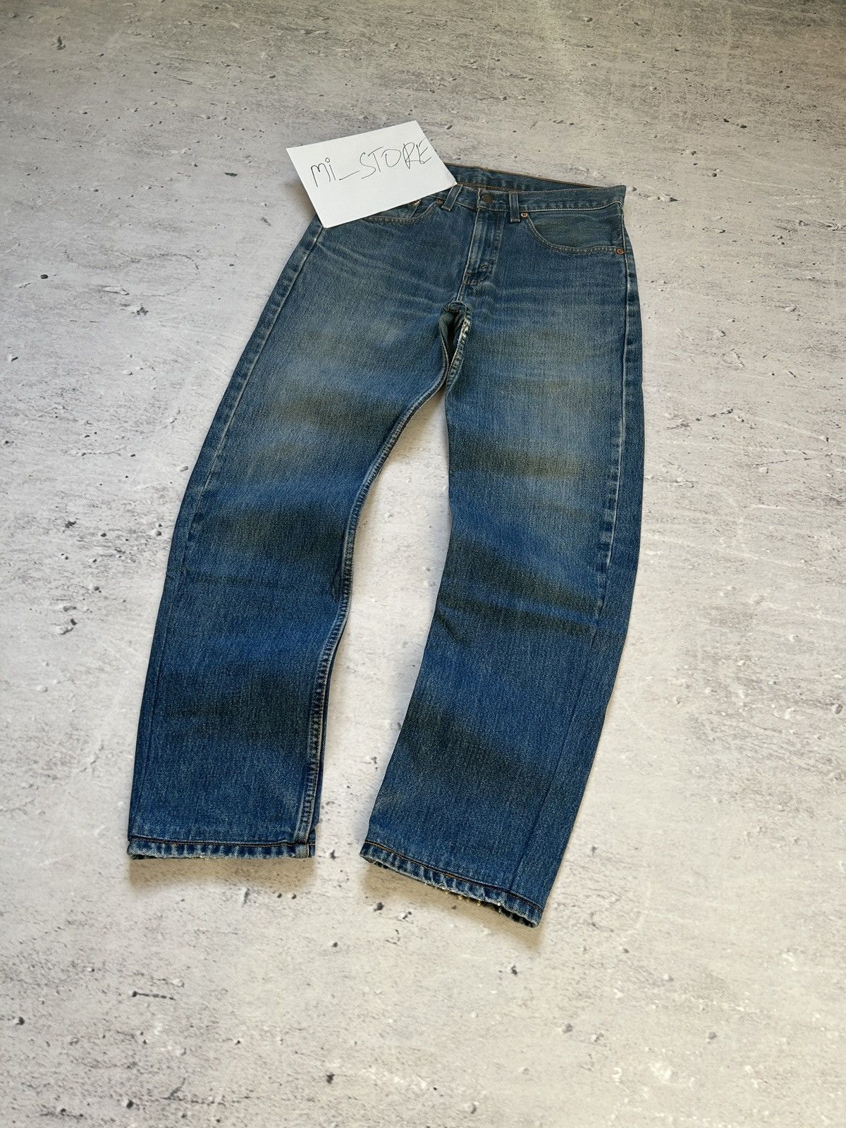 Levi's Vintage Clothing 💥SALE💥Vintage Levis 751 Distressed Washed Denim Jeans 00s Size US 31 - 7 Thumbnail