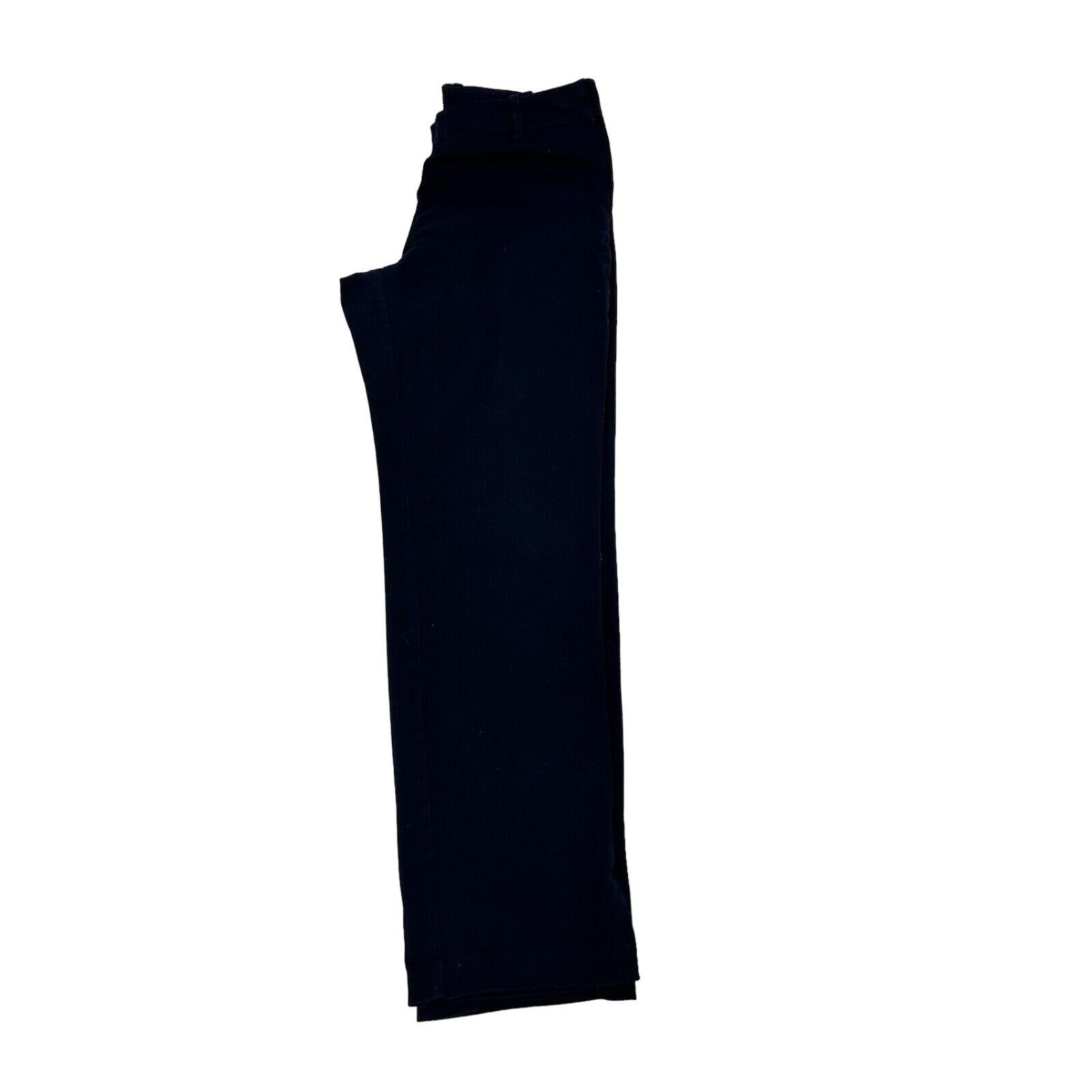 H&M H&M Womens Pants 8 Navy Blue Flat Front Tapered Leg Ankle Le Size 30" / US 8 / IT 44 - 6 Thumbnail