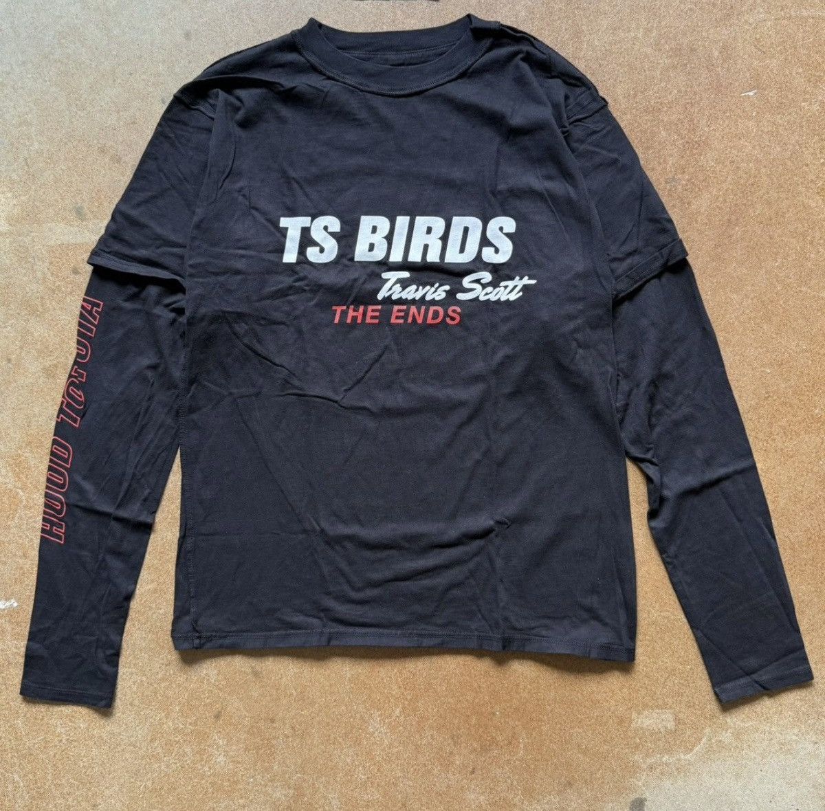 Travis Scott Cactus Jack Travis Scott l/s tee LARGE tshirt TS Birds Hood Size US L / EU 52-54 / 3 - 7 Thumbnail