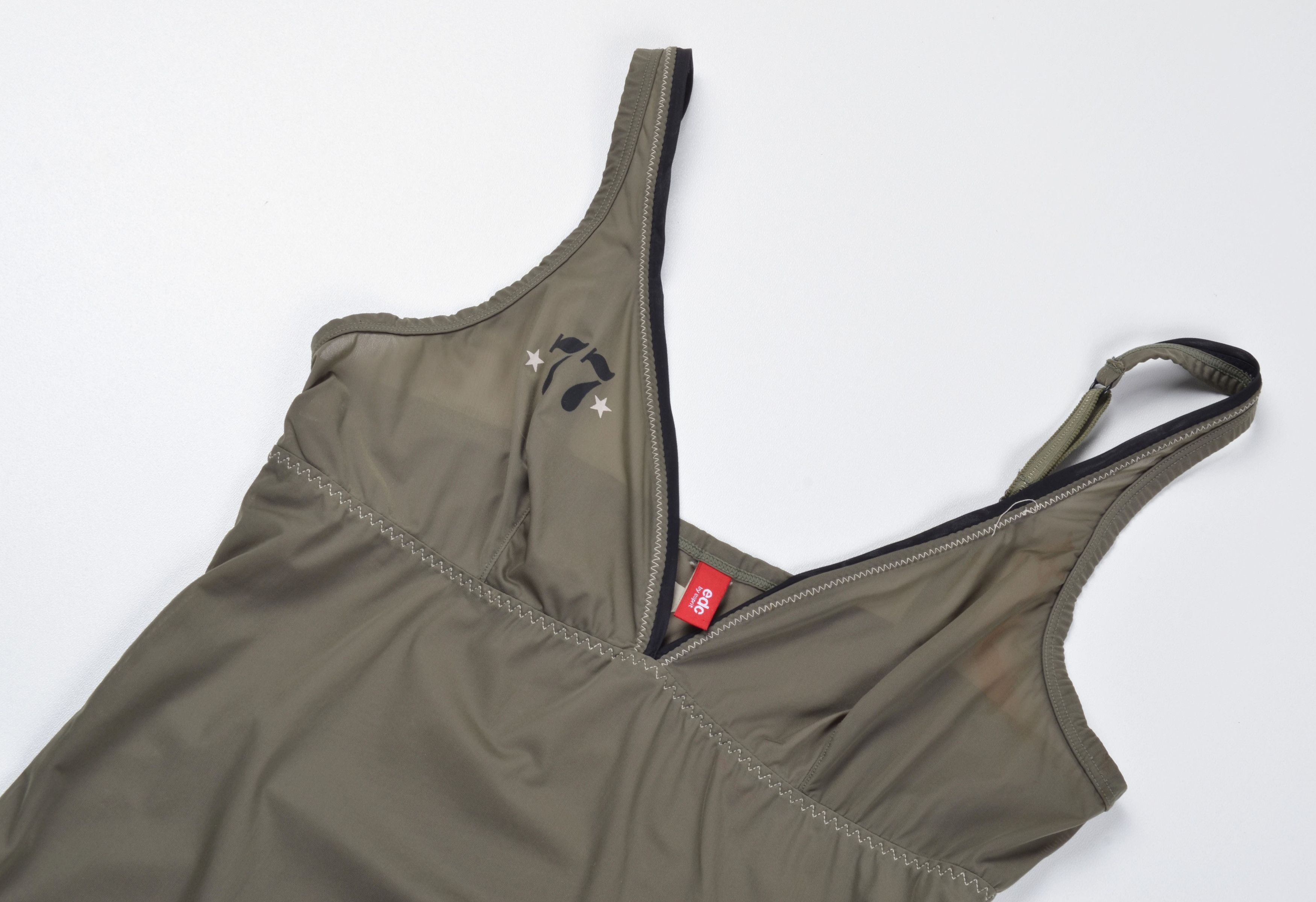 Esprit Vintage EDC by Esprit Y2K Glam Khaki Cami Top Size S / US 4 / IT 40 - 4 Thumbnail