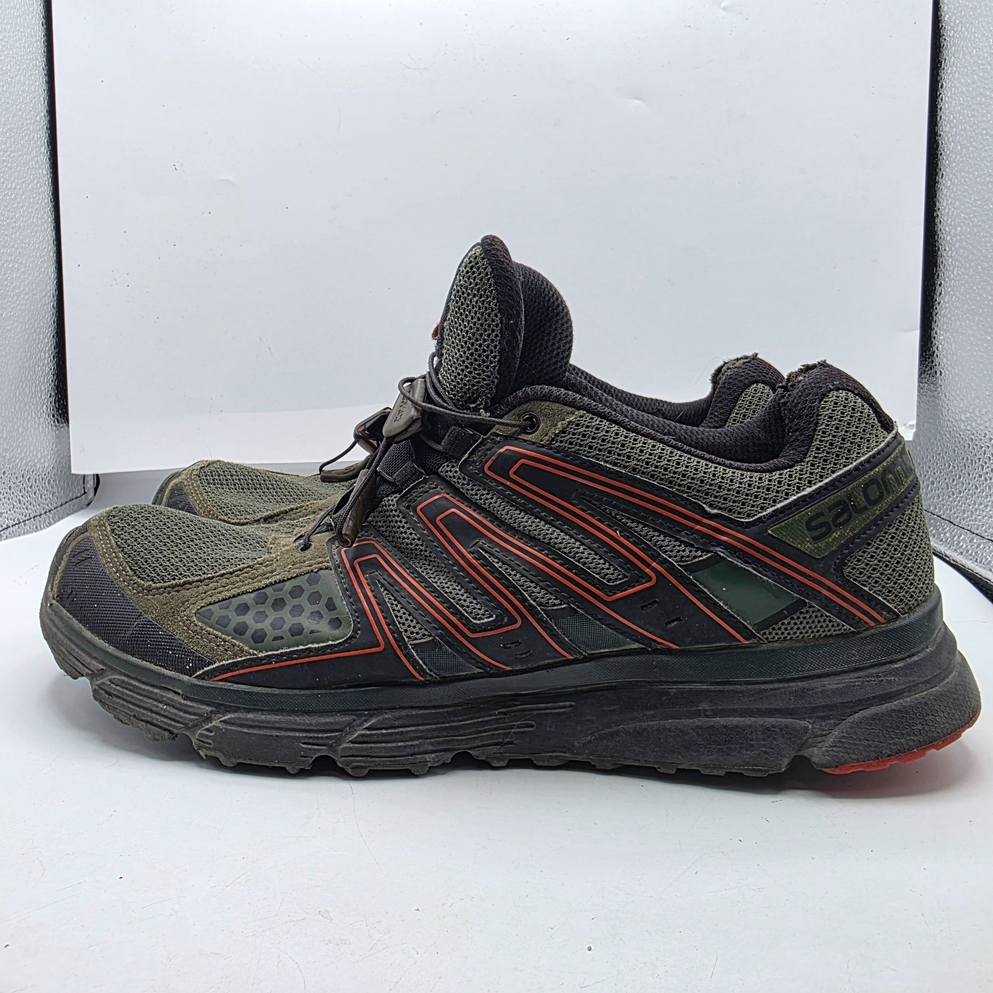 Salomon Salomon X-Mission 3 Mens 11.5 Green Red Trail Running Shoes Size US 11.5 / EU 44-45 - 13 Thumbnail