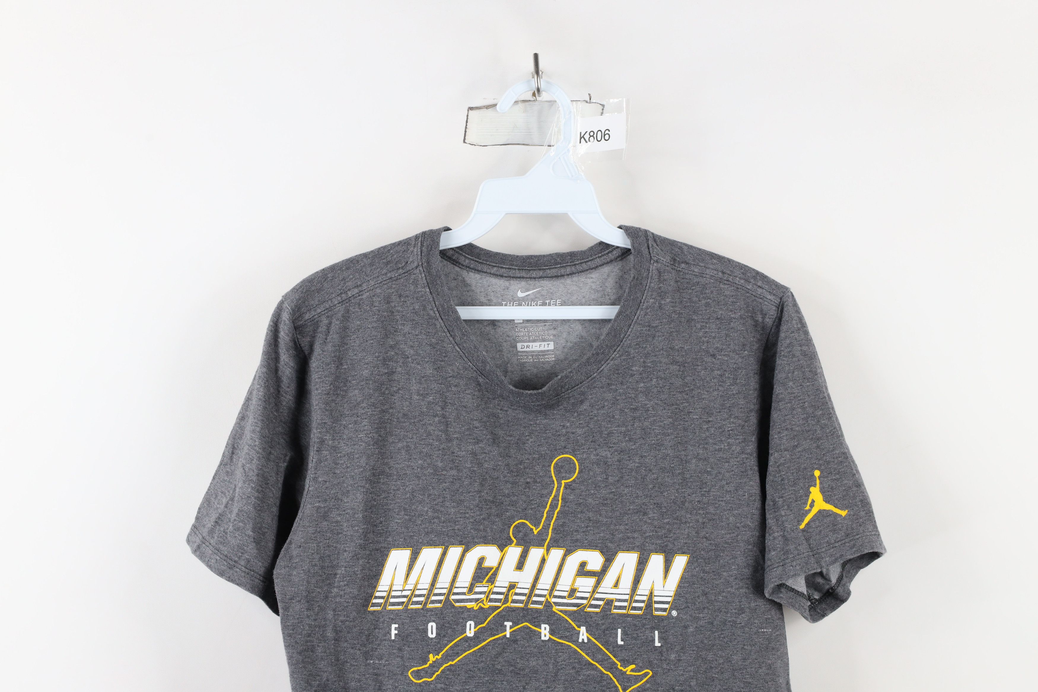 Nike × Vintage Nike Air Jordan Jumpman University of Michigan T-Shirt Size US S / EU 44-46 / 1 - 2 Thumbnail