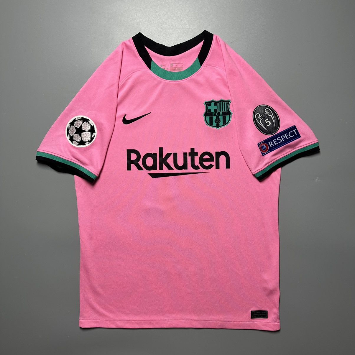 Vintage BARCELONA NIKE 2020/2021 FOOTBALL THIRD JERSEY #10 MESSI Size US M / EU 48-50 / 2 - 2 Thumbnail