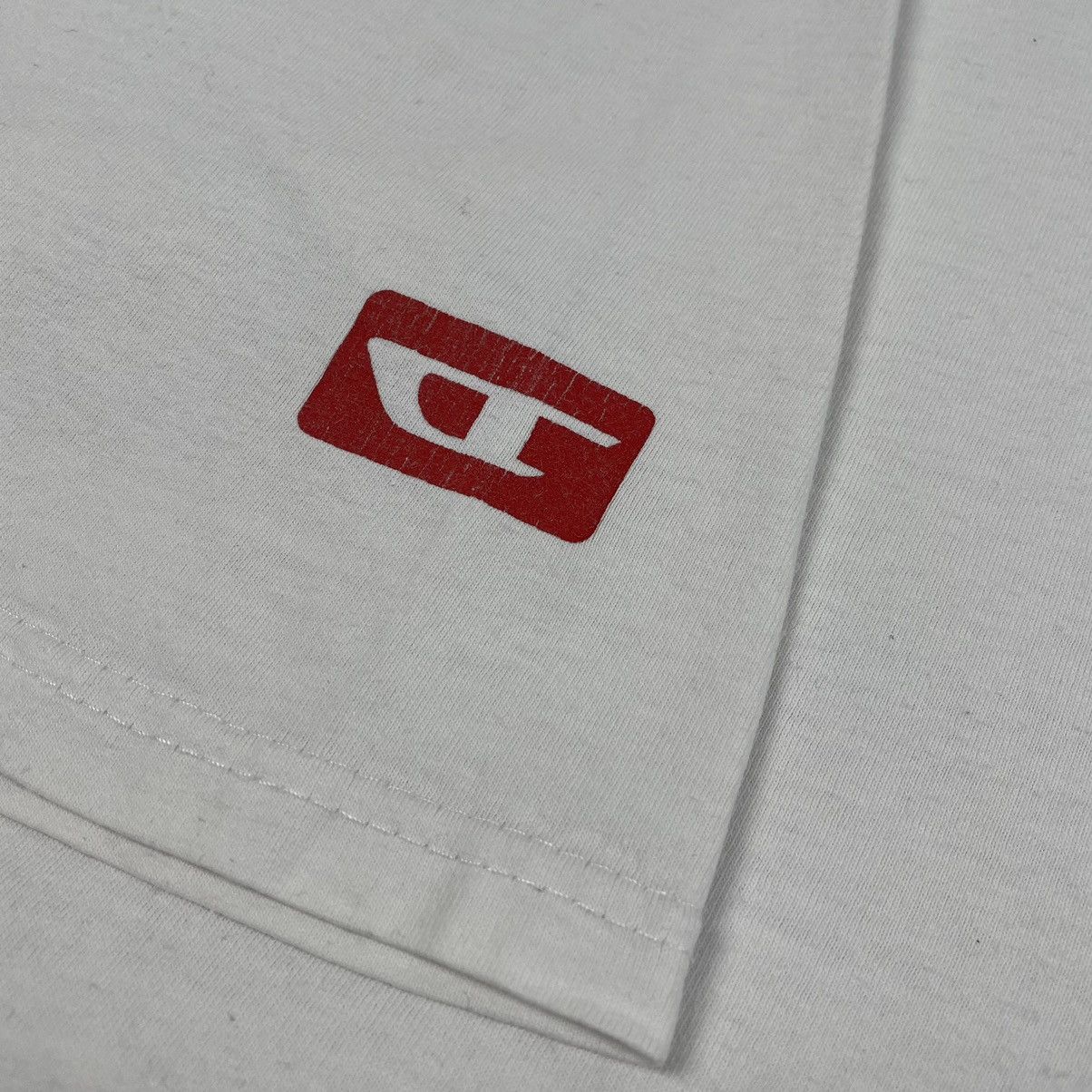 Diesel × Vintage RARE Diesel Vintage 90s Big Logo T Shirt Size US XL / EU 56 / 4 - 8 Thumbnail