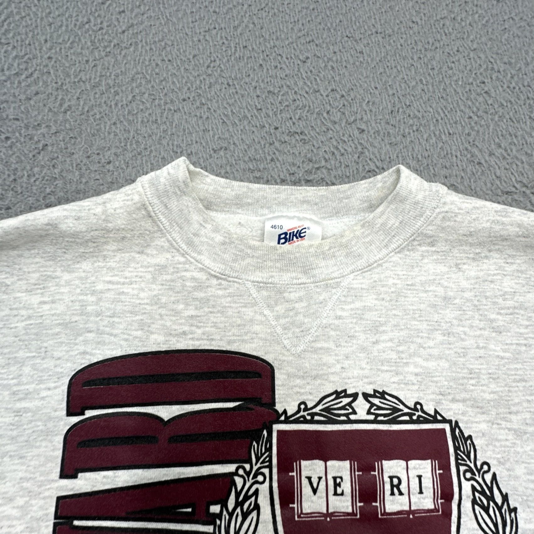 Lee VINTAGE Harvard Crimson University Sweatshirt XL Ivy League NCAA USA BIKE Size US XL / EU 56 / 4 - 7 Thumbnail