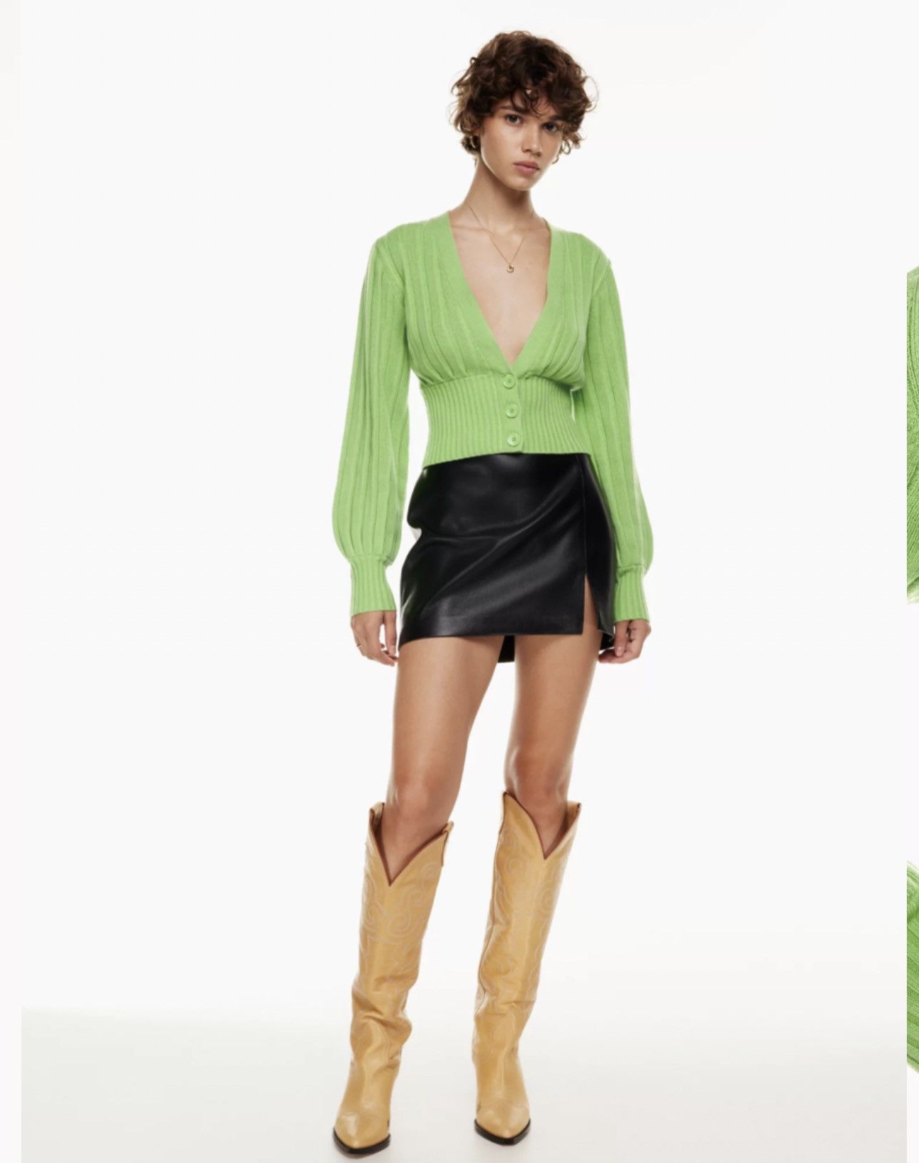 Aritzia ARITZIA - Wilfred Plunge Front Cardigan Size M / US 6-8 / IT 42-44 - 3 Thumbnail