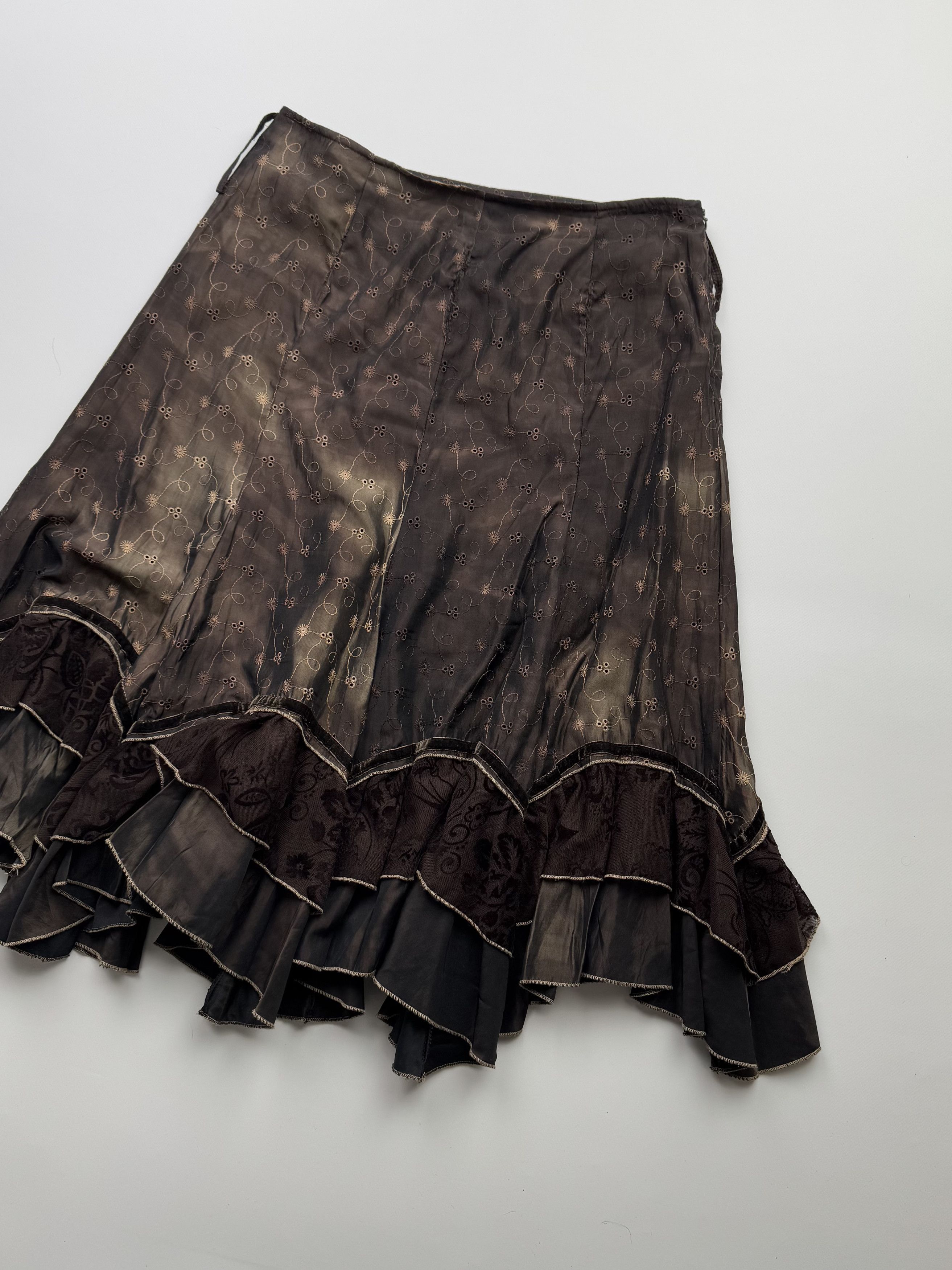 Japanese Brand Vintage Flare Skirt B245(V450)E2 Size 32" / US 10 / IT 46 - 3 Thumbnail