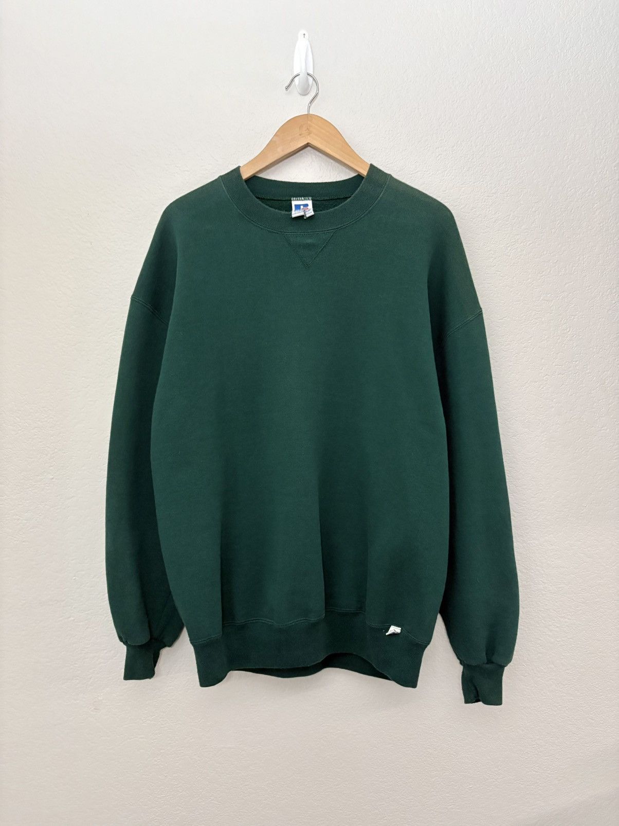 Russell Athletic 90’s Russell Athletic Vintage Forest Green Vintage Sweat Size US XL / EU 56 / 4 - 1 Thumbnail