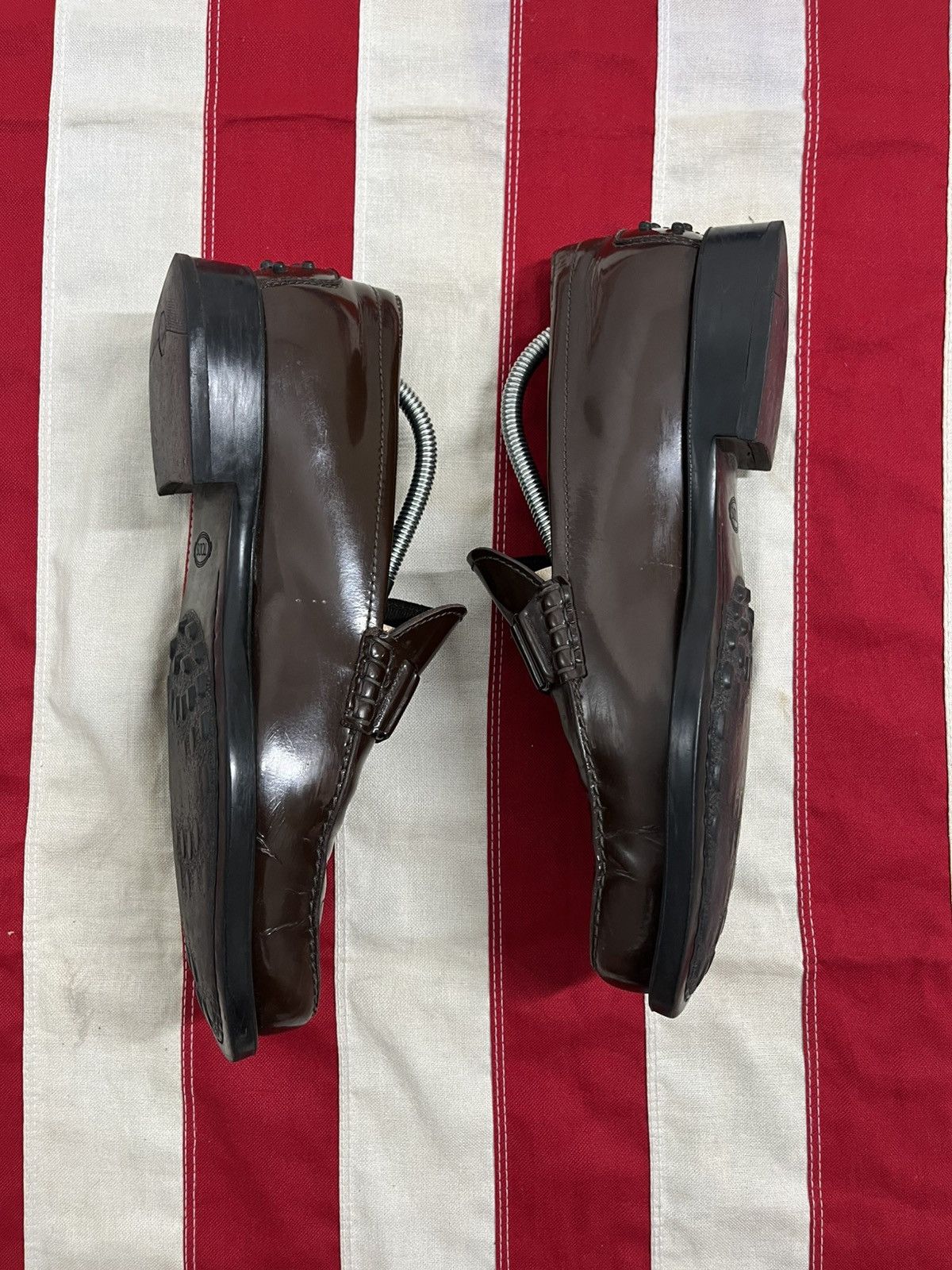 Tod's TOD'S Brown Patent Leather Loafers EU 39 Size US 8 / EU 41 - 3 Thumbnail