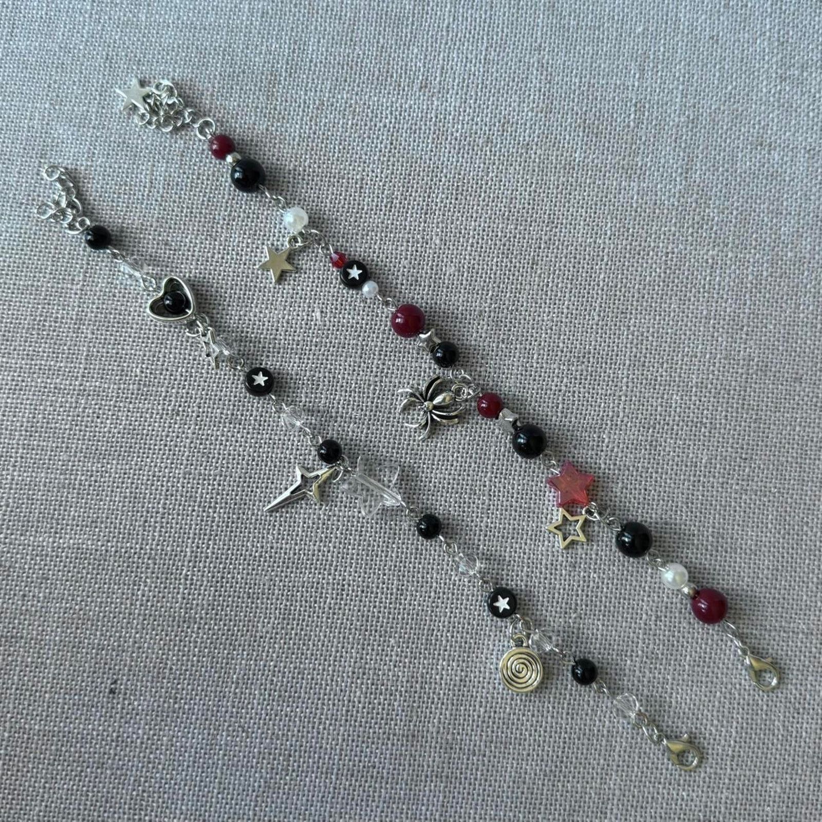 Other Cute y2k beaded charm bracelet Size ONE SIZE - 7 Thumbnail