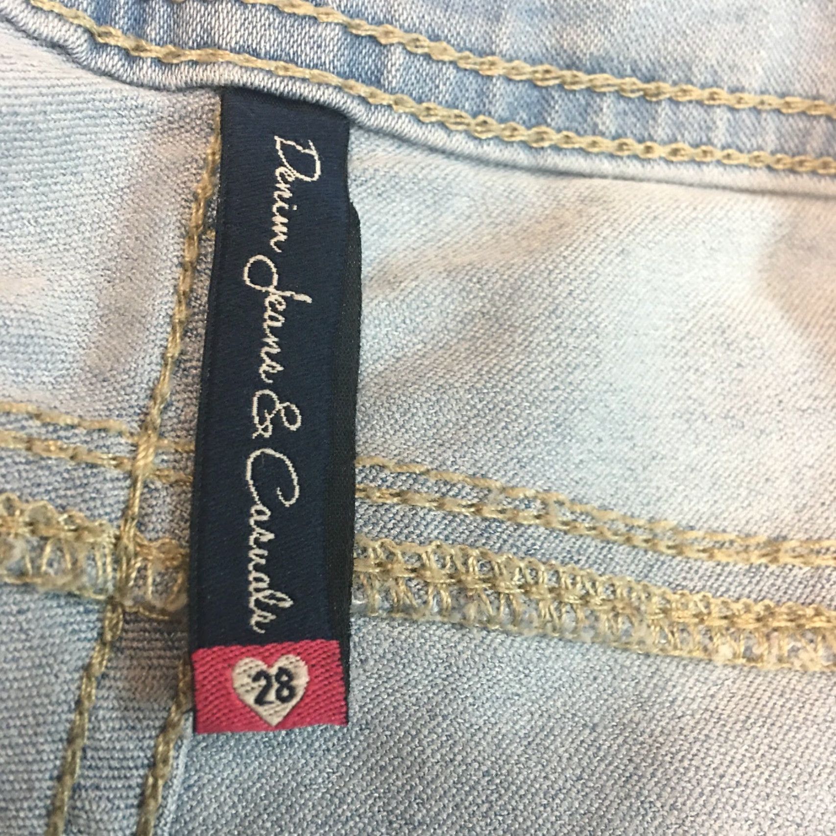 Denime DJ & Casual Jeans Womens Skinny Blue Denim Size 28 Stretch Zipper Closure Regular Rise 30 Inseam Size 28" / US 6 / IT 42 - 4 Thumbnail