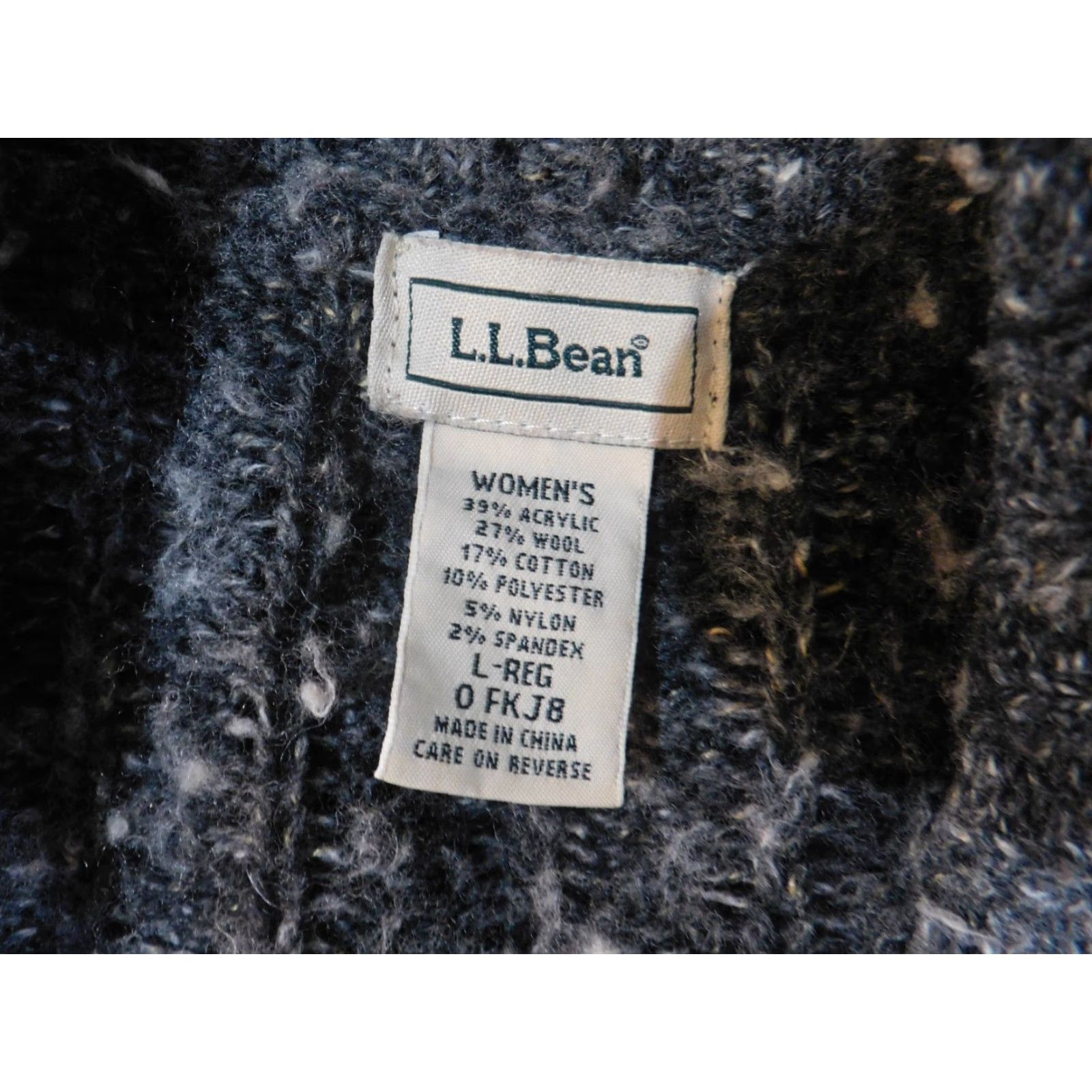 Vintage LL Bean Jacket Womens L Wool Gray Outdoor Casual Button Stretch Modern Classic Size L / US 10 / IT 46 - 7 Thumbnail