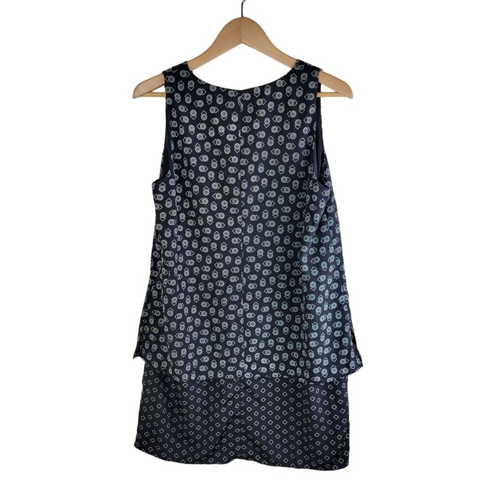 Lauren Ralph Lauren Lauren Ralph Lauren Printed Shift Dress size 14P Black Size XL / US 12-14 / IT 48-50 - 2 Thumbnail