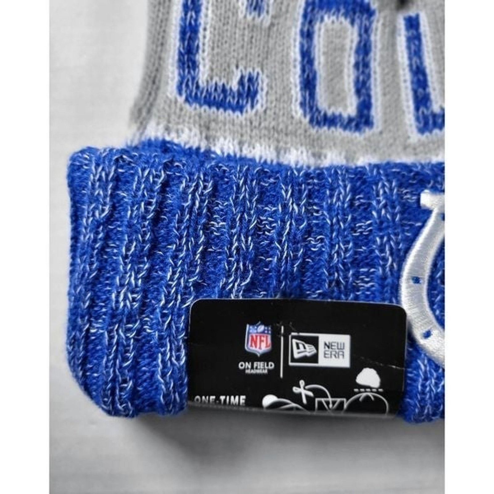 Other NWT Indianapolis Colts Sports Knit Pom Beanie Fleece Lined Size ONE SIZE - 6 Thumbnail