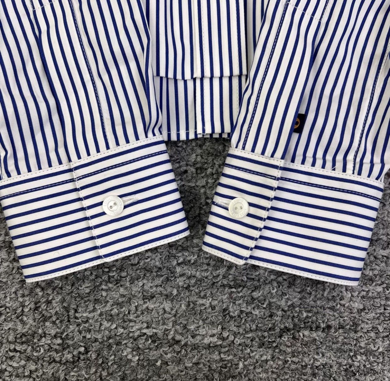 Louis Vuitton Louis Vuitton LV ruffled striped shirt2412-Nextarrow Size XXS / US 00 / IT 34 - 5 Thumbnail