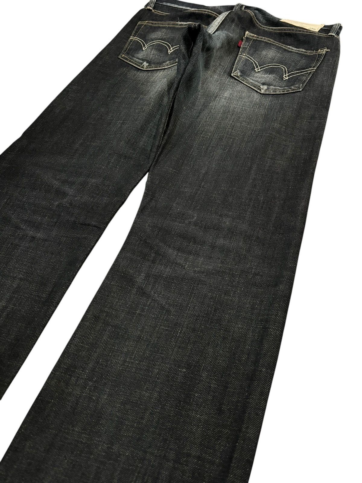 Edwin × Japanese Brand Vintage Y2k Edwin 503R Faded Straight Cut Jeans Size US 33 - 5 Thumbnail