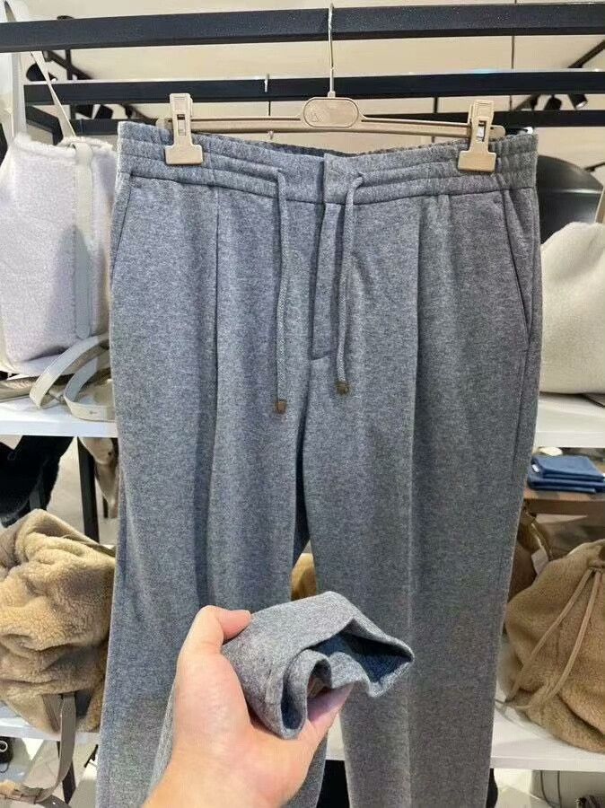Brunello Cucinelli brunello cucinelli cashmere casual pants Size US 38 / EU 54 - 2 Thumbnail