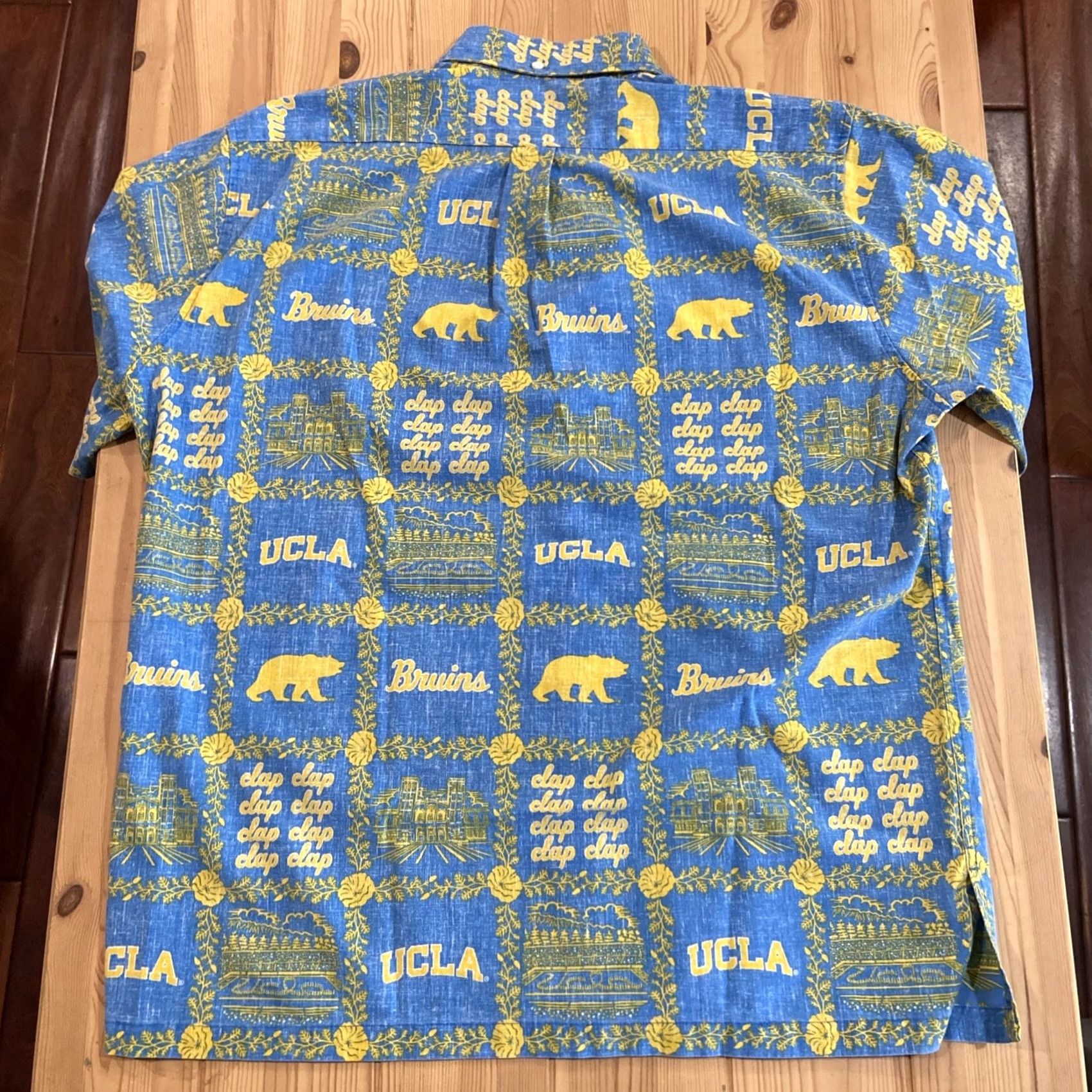 Reyn Spooner VINTAGE Reyn Spooner UCLA Bruins Bear Button Down Men's L Aloha Hawaiian Shirt Size US L / EU 52-54 / 3 - 5 Thumbnail