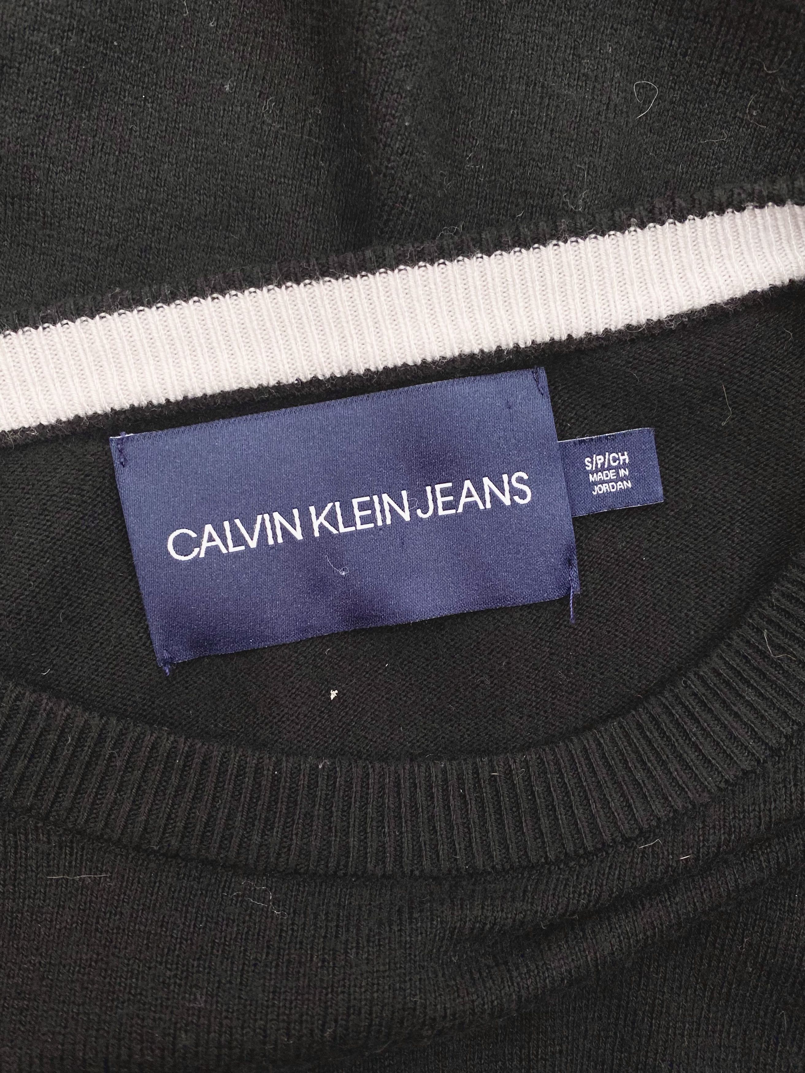 Calvin Klein Calvin Klein Jeans - Black Knit Sweater Size S / US 4 / IT 40 - 4 Thumbnail