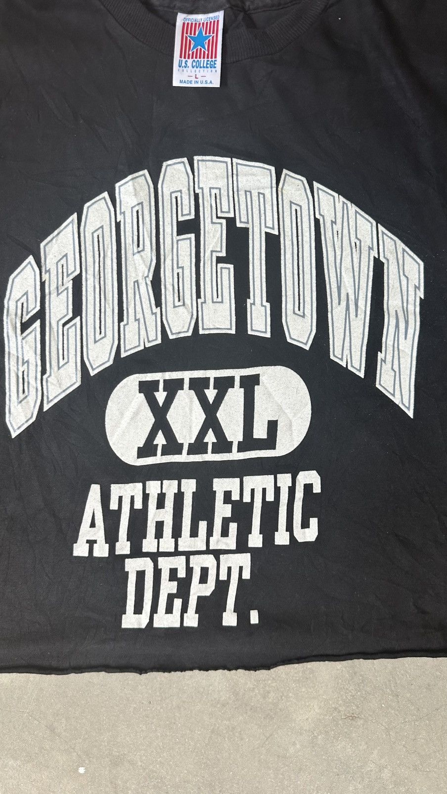 Vintage VINTAGE U.S COLLEGE GEORGTOWN CROP TOP Size US L / EU 52-54 / 3 - 2 Thumbnail
