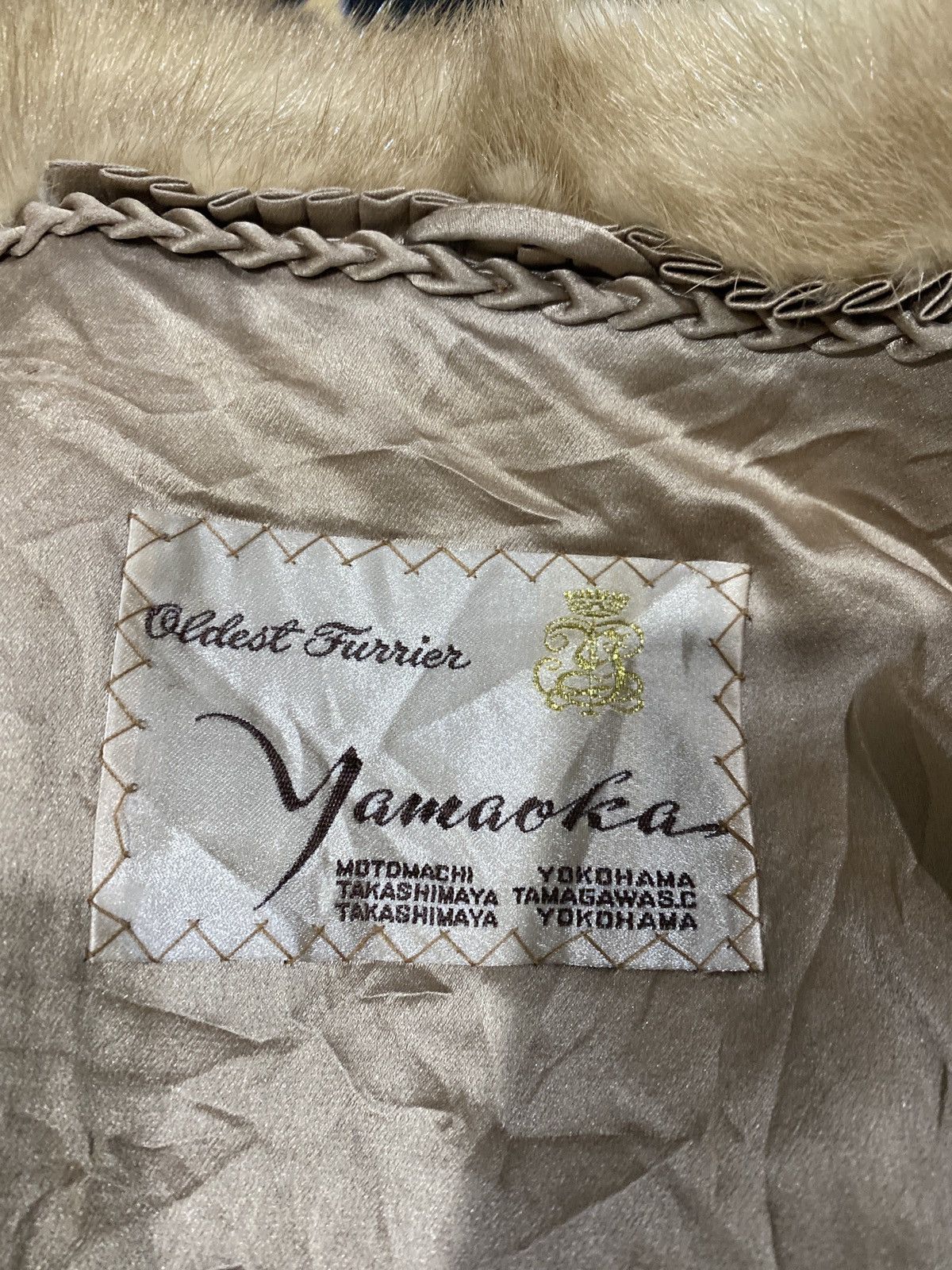 Japanese Brand × Vintage LONG JACKET TRUE LEATHER FUR OLDEST FURRIER YAMAOKA RARE Size S / US 4 / IT 40 - 6 Thumbnail