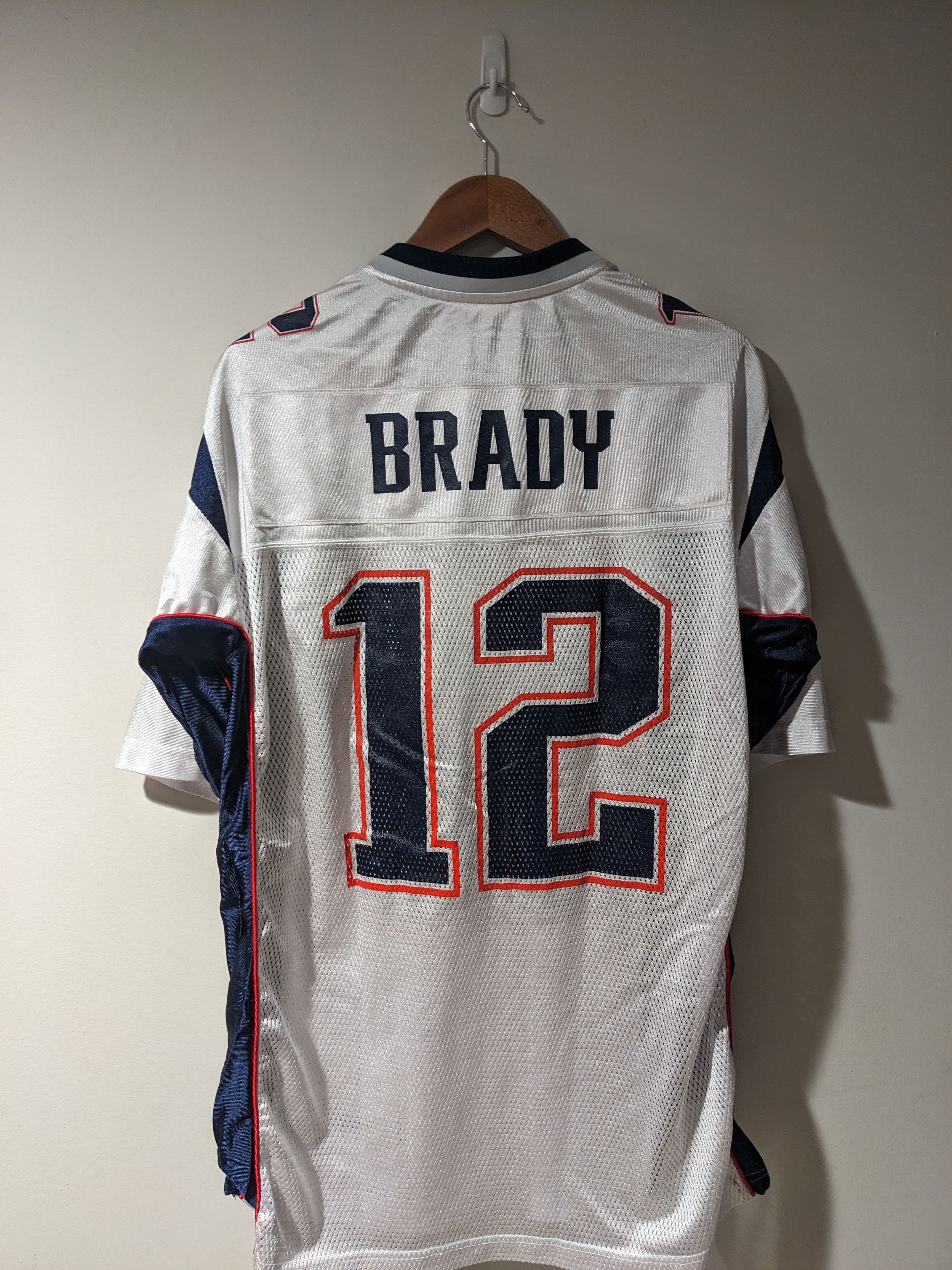 NFL Vintage Y2K New England Patriots Brady NFL Football Jersey Size US L / EU 52-54 / 3 - 1 Thumbnail