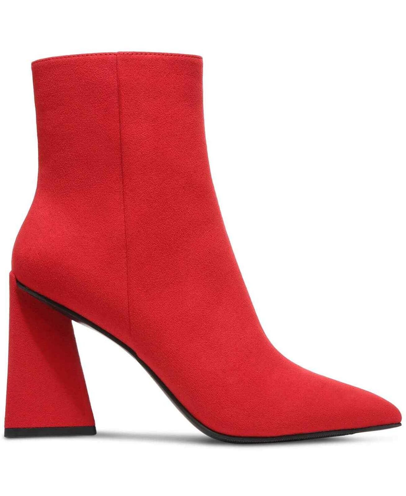 Bar III Bar III Women's Red Asya Flared Booties - 6.5 - Red Size US 6.5 / IT 36.5 - 2 Thumbnail