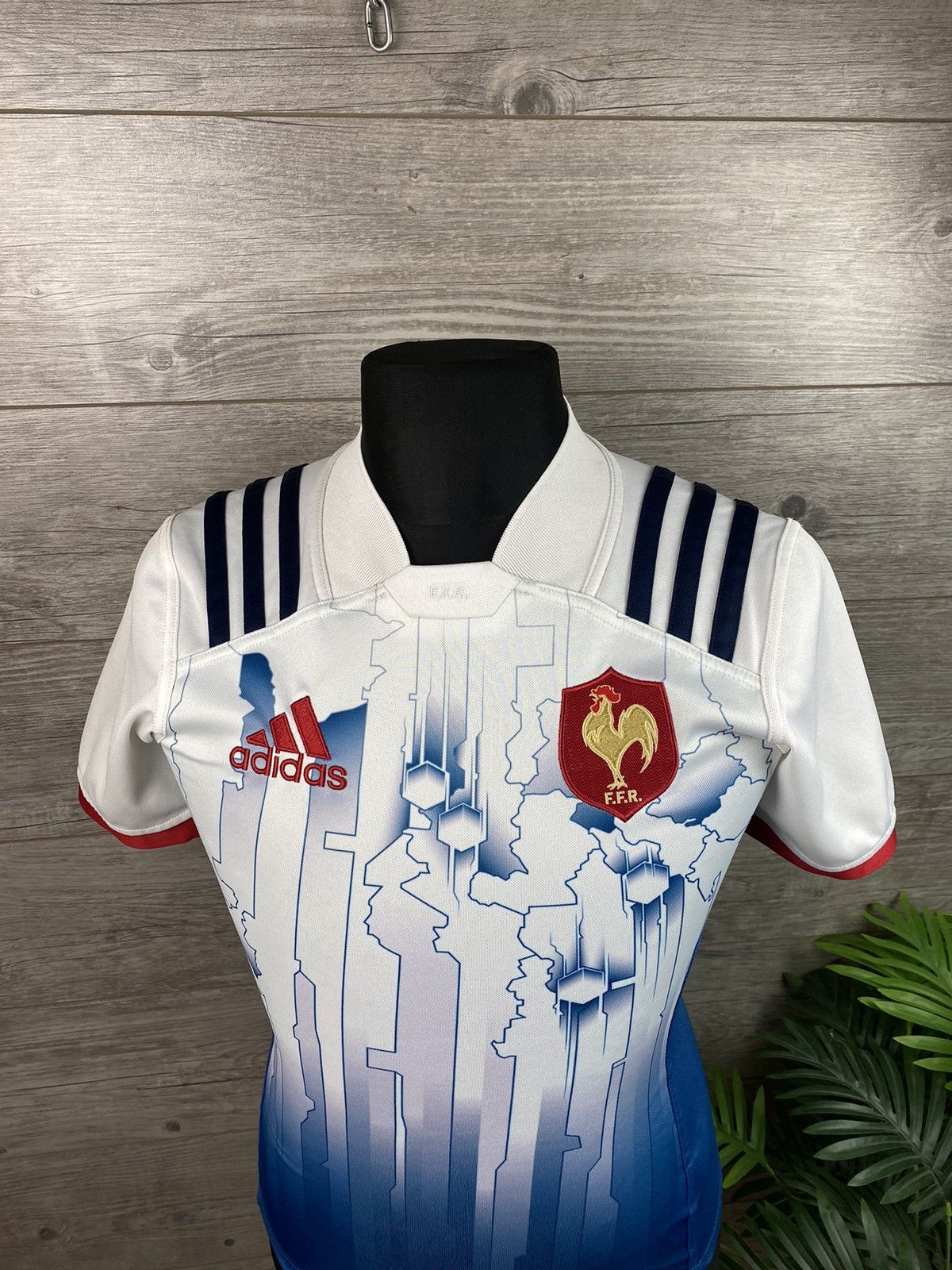 Adidas FRANCE RUGBY SEVEN 2016-2017 jersey shirt Adidas Size US XS / EU 42 / 0 - 3 Thumbnail