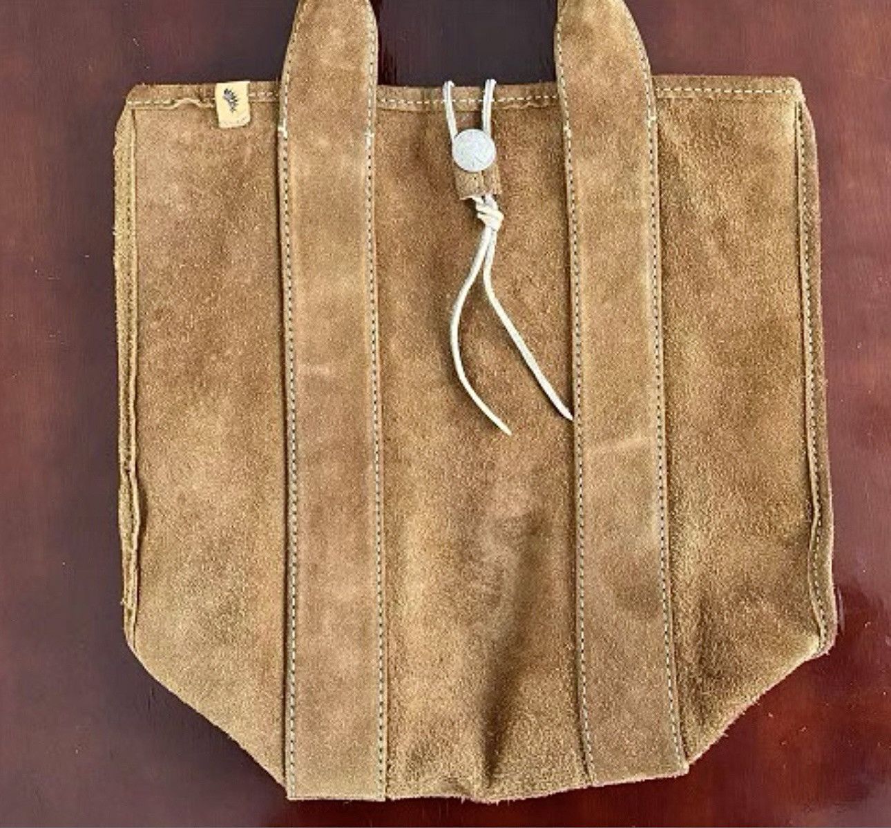 image of Visvim 16Ss Teton Tote（Suede） Lt.brown, Men's