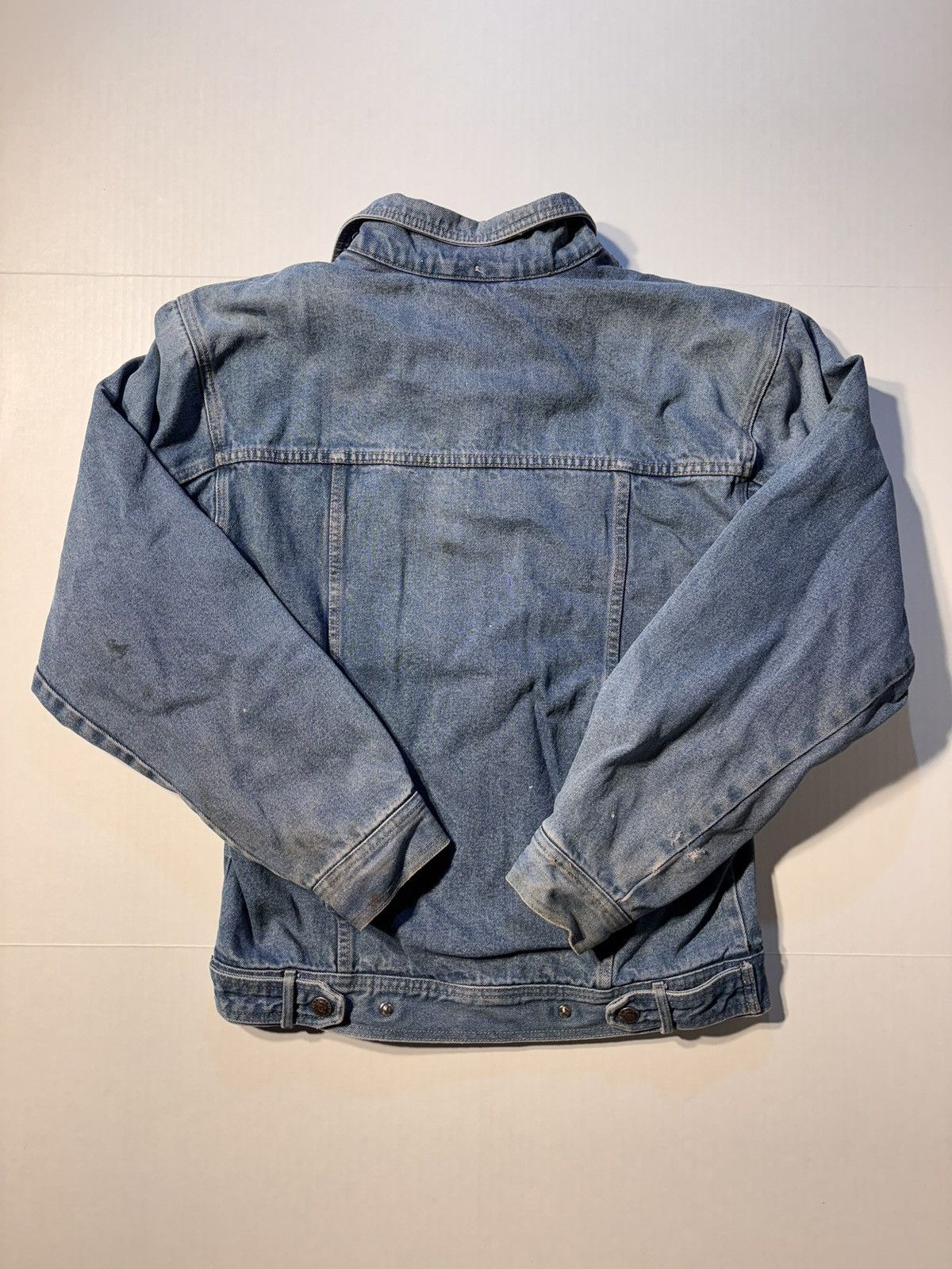 Route 66 Vtg Route 66 Light wash 90s Lined Denim Trucker Jean Jacket Size US S / EU 44-46 / 1 - 13 Thumbnail
