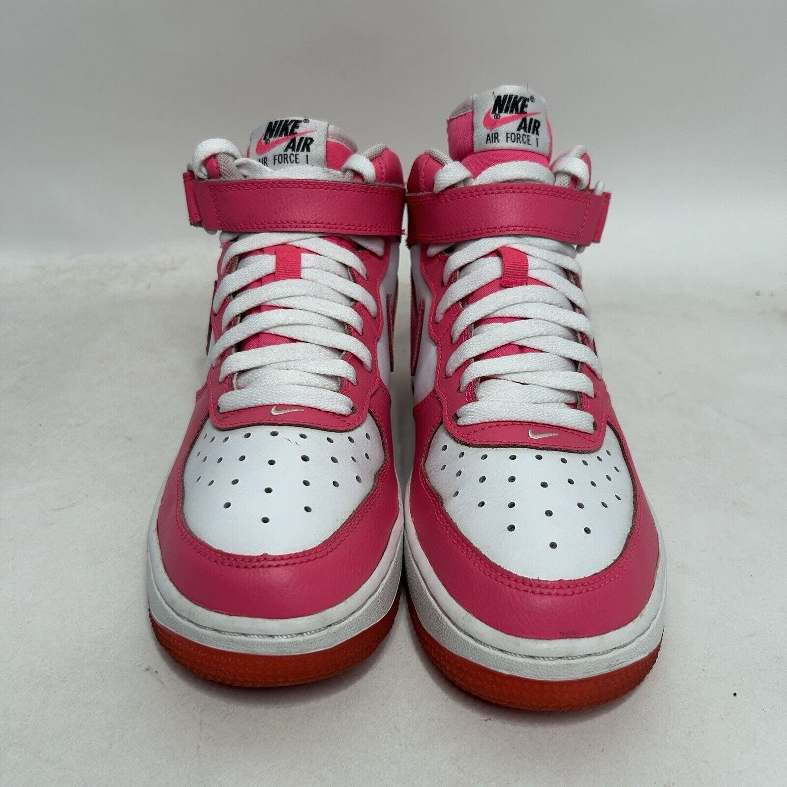Nike Nike Shoes Air Force 1 Mid GS “Hyper Pink” 2024 Size US 7.5 / IT 37.5 - 2 Thumbnail