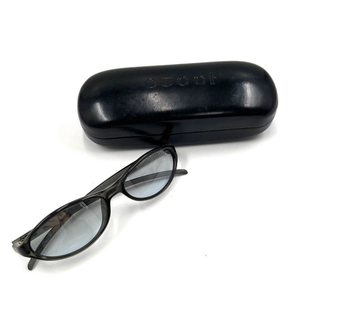Gucci Gucci/Black Cat-Eye Narrow Frame Sunglasses K12 Size ONE SIZE - 2 Thumbnail