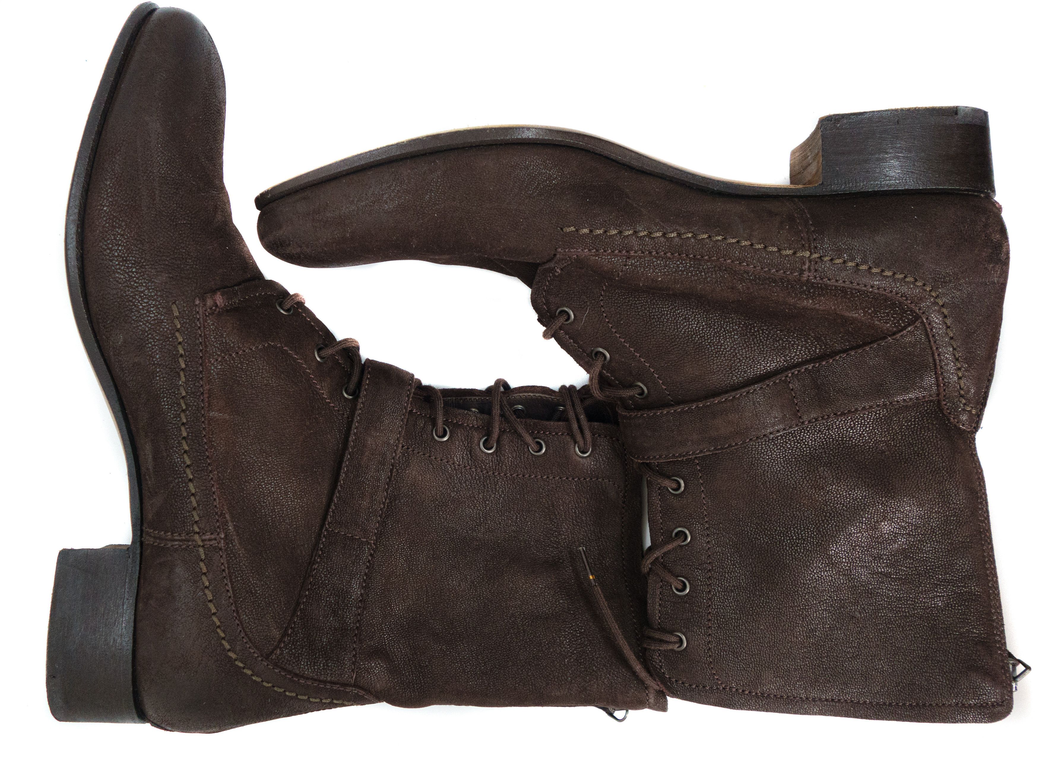 Prada Cowboy Leather Back Zip Boots Size US 10 / IT 40 - 5 Thumbnail