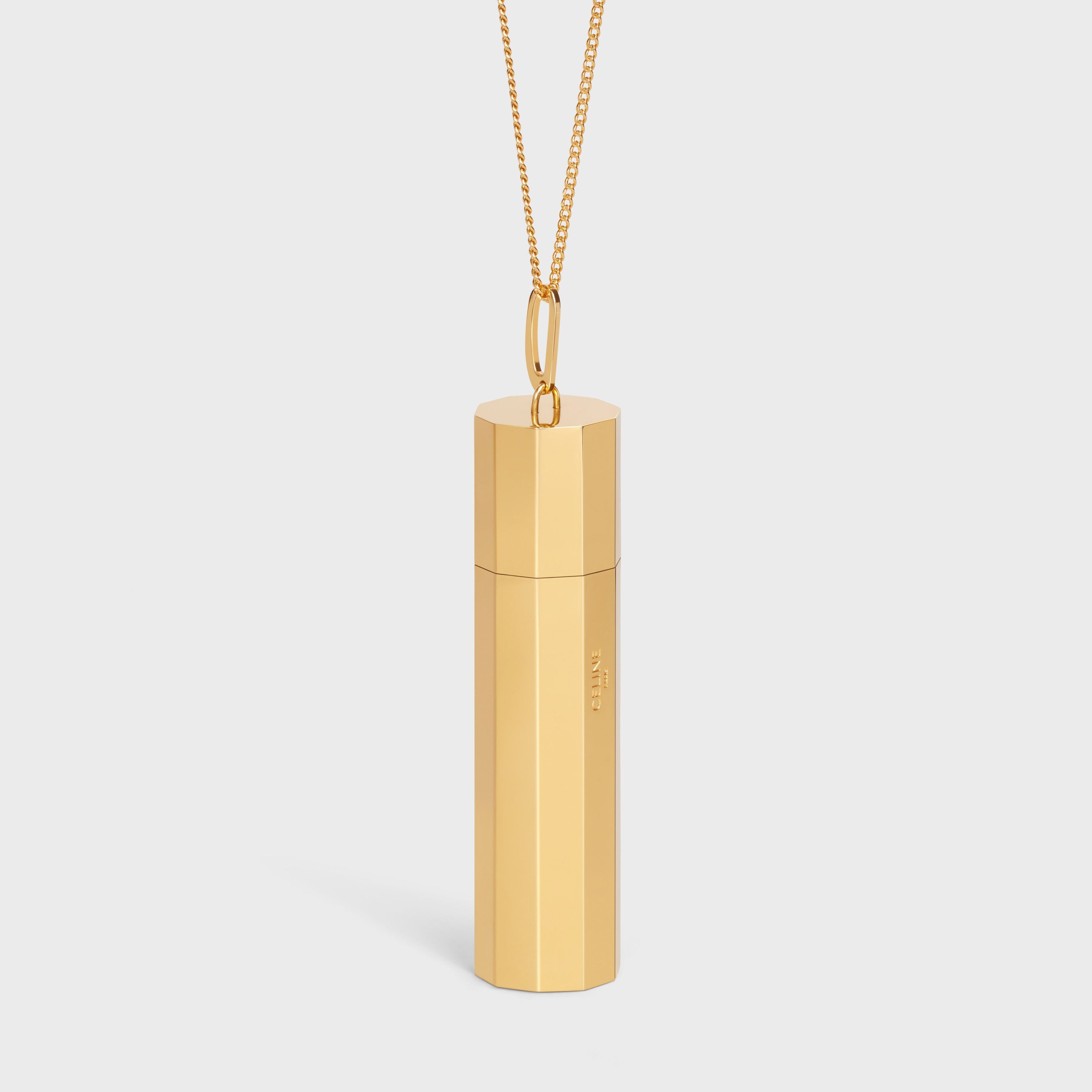 Celine o1bcso1str1024 Size: OS / Perfume Vial Pendant in Gold Size ONE SIZE - 5 Thumbnail