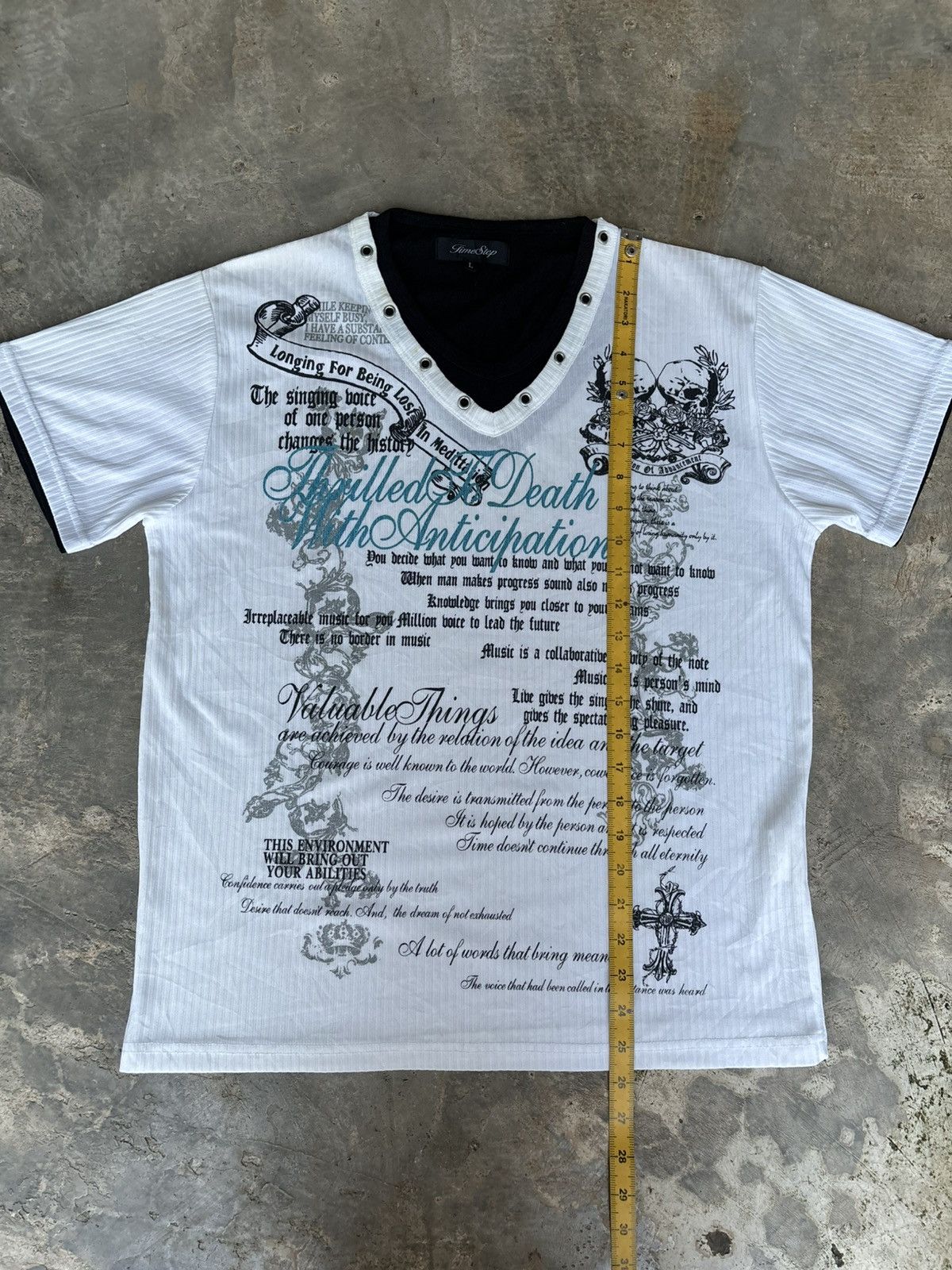 Hysteric Glamour Y2k Poem Gime Step Ifwixwasnine Punk Style Tshirt Size US L / EU 52-54 / 3 - 8 Thumbnail