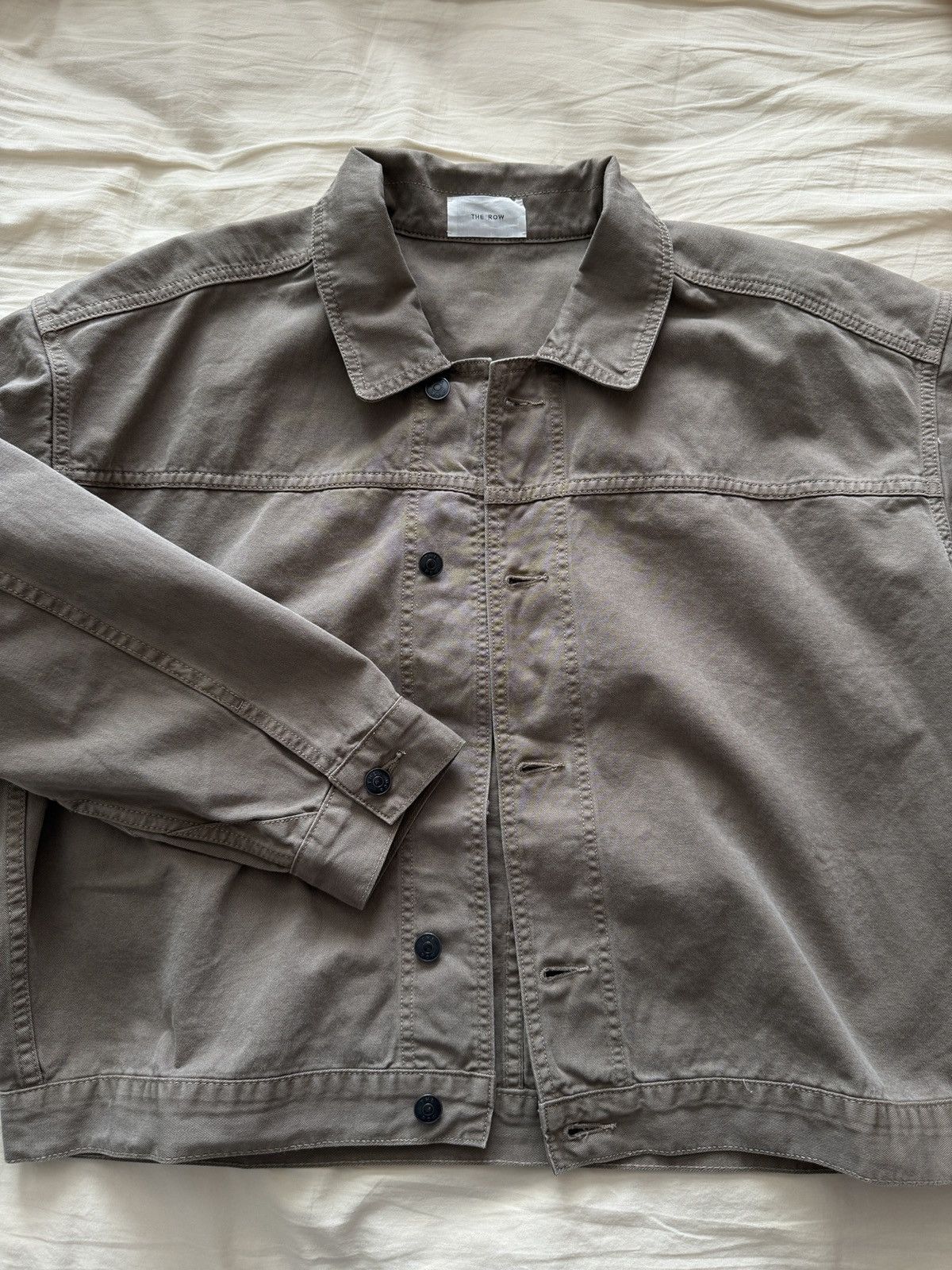 THE ROW Taupe Marcus Jacket
