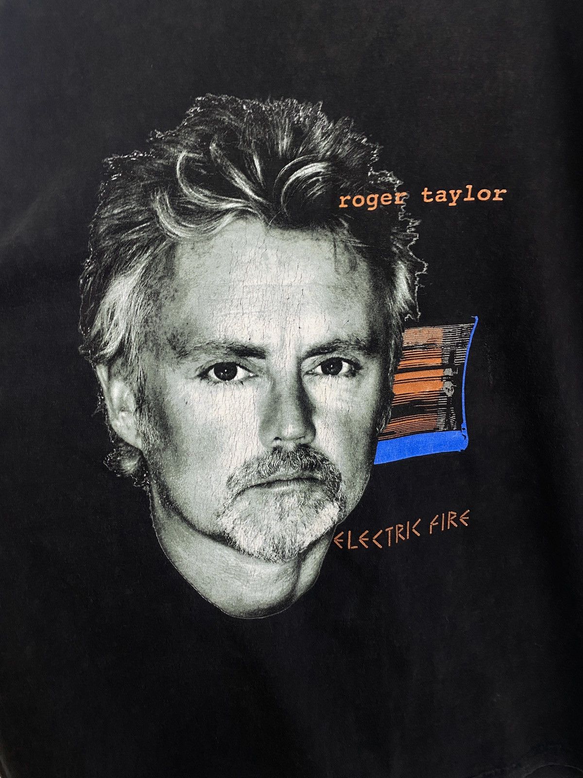 Band Tees 🇬🇧 Vintage 1999 Roger Taylor Electric Fire UK Tour Concert Size US L / EU 52-54 / 3 - 4 Thumbnail