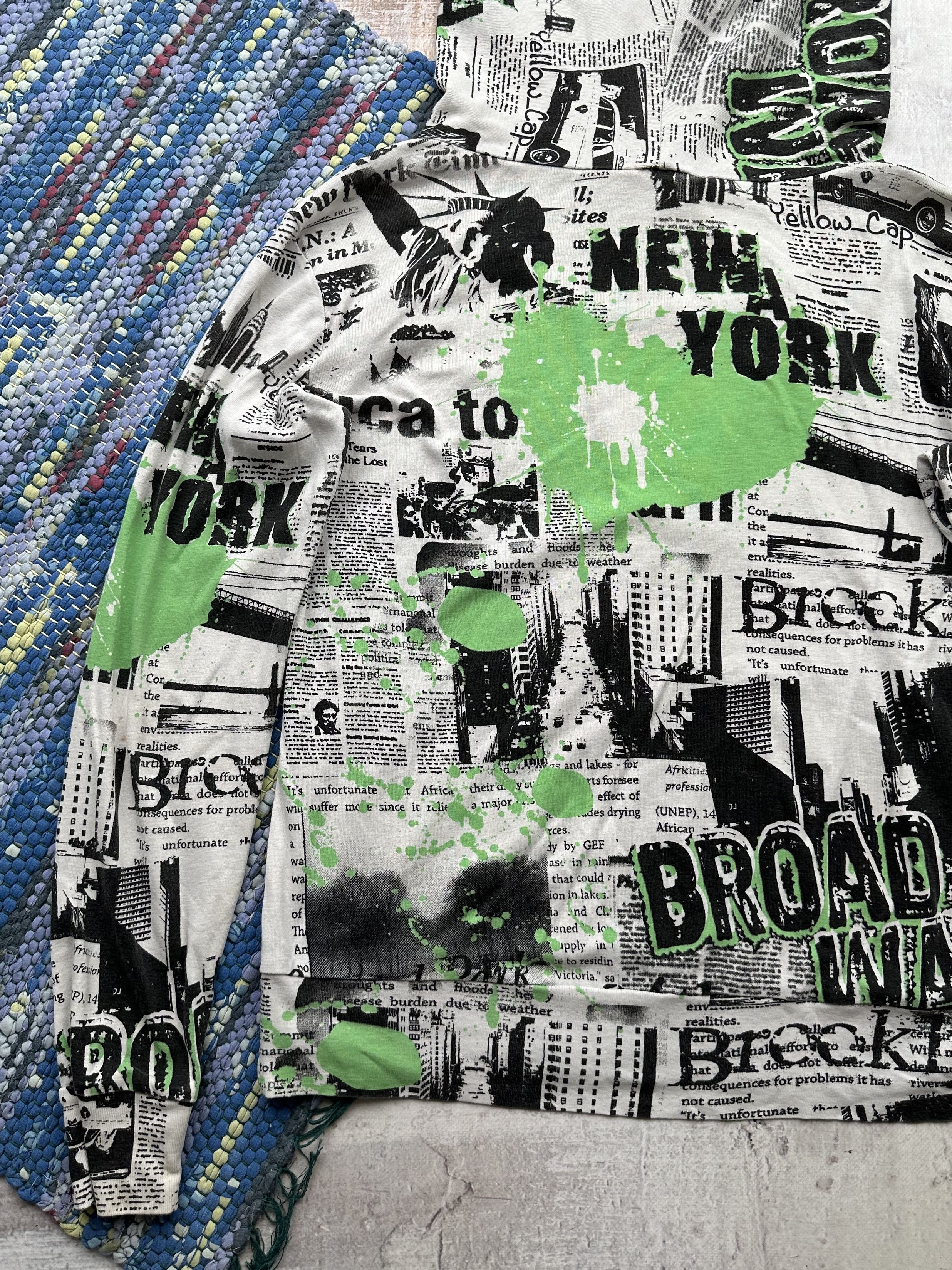 Japanese Brand Vintage Printed Cropped Hoodie A543(613)D15 Size US S / EU 44-46 / 1 - 14 Thumbnail