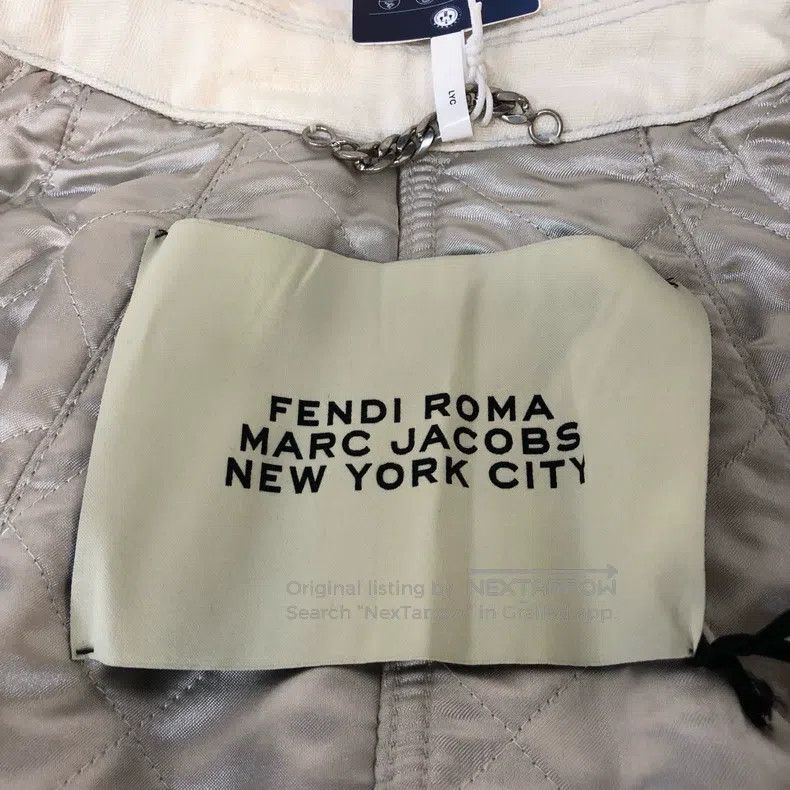 Fendi Fendi Subtle Pattern Destroyed Denim Cotton Jacket Size XXS / US 00 / IT 34 - 3 Thumbnail